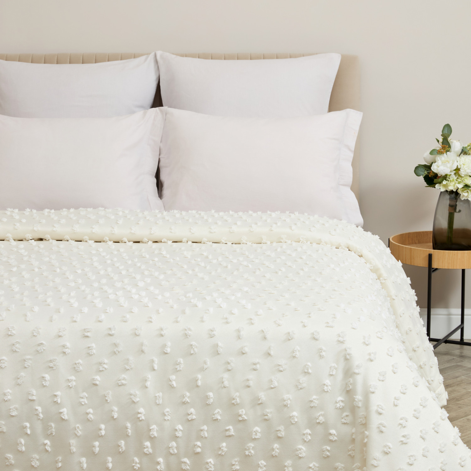 Покрывало Радость/Letizia, молочный - фото № 3