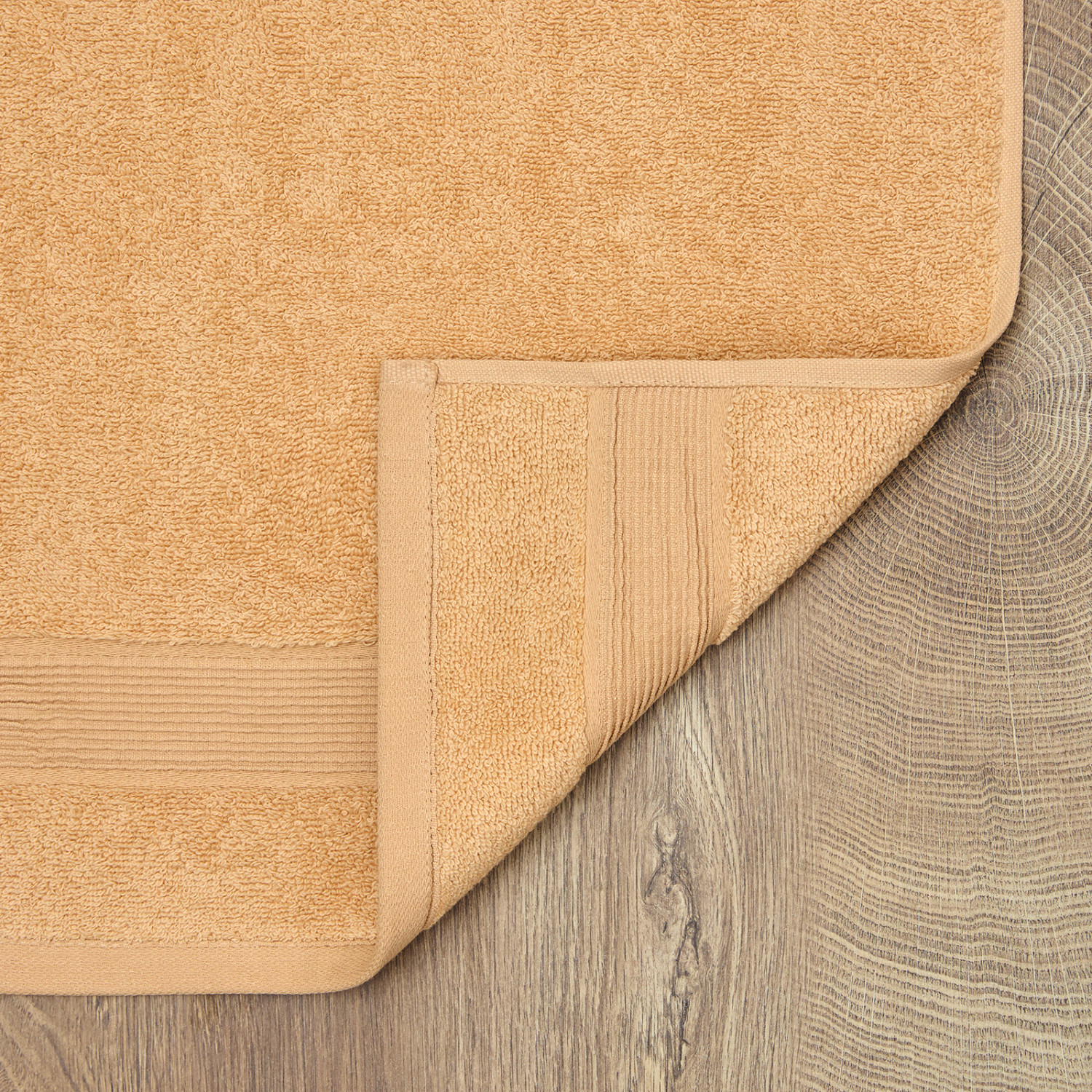 Полотенце махровое Nell, карамель - фото № 2