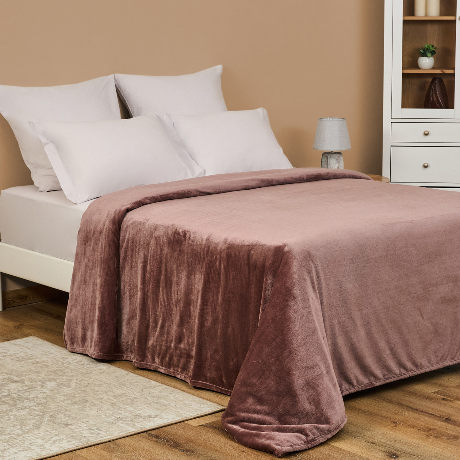 Плед Supersoft, какао