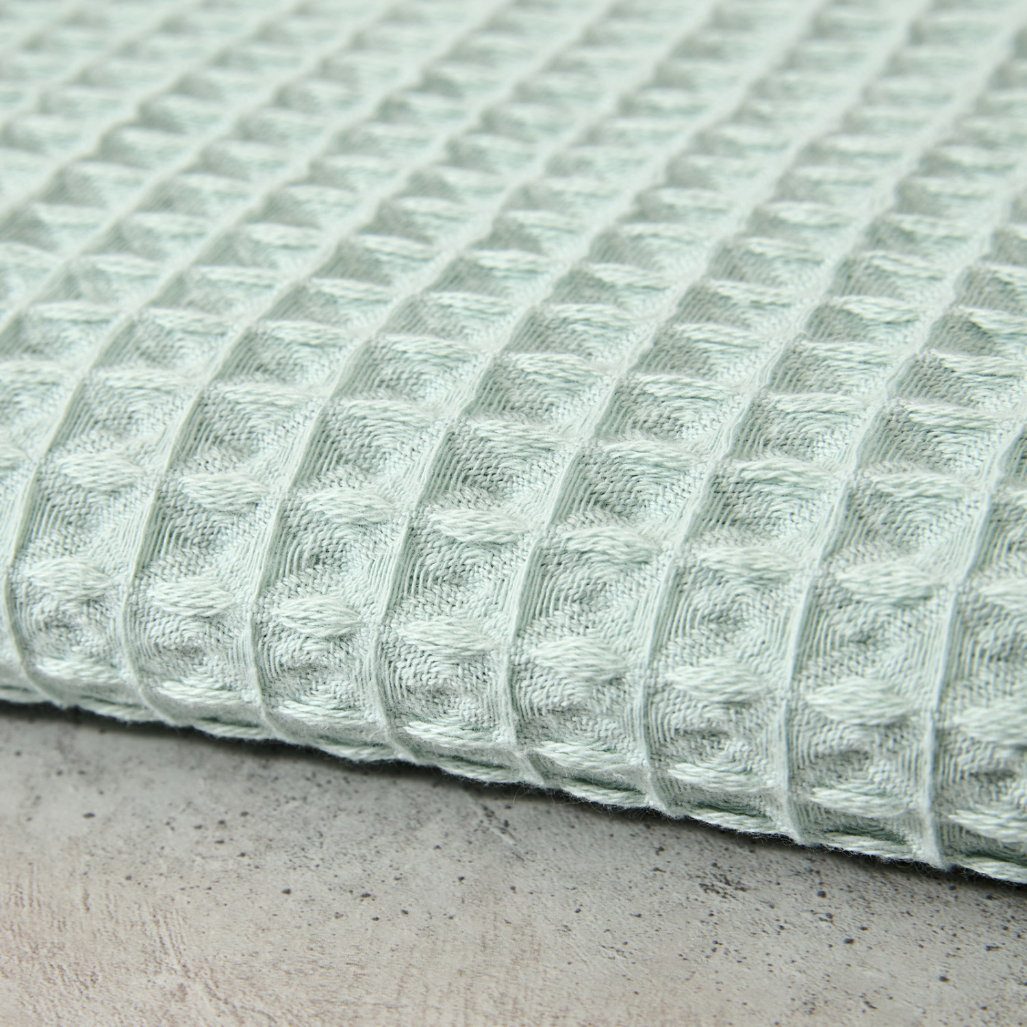 Полотенце вафельное Lorgo, мята - фото № 5