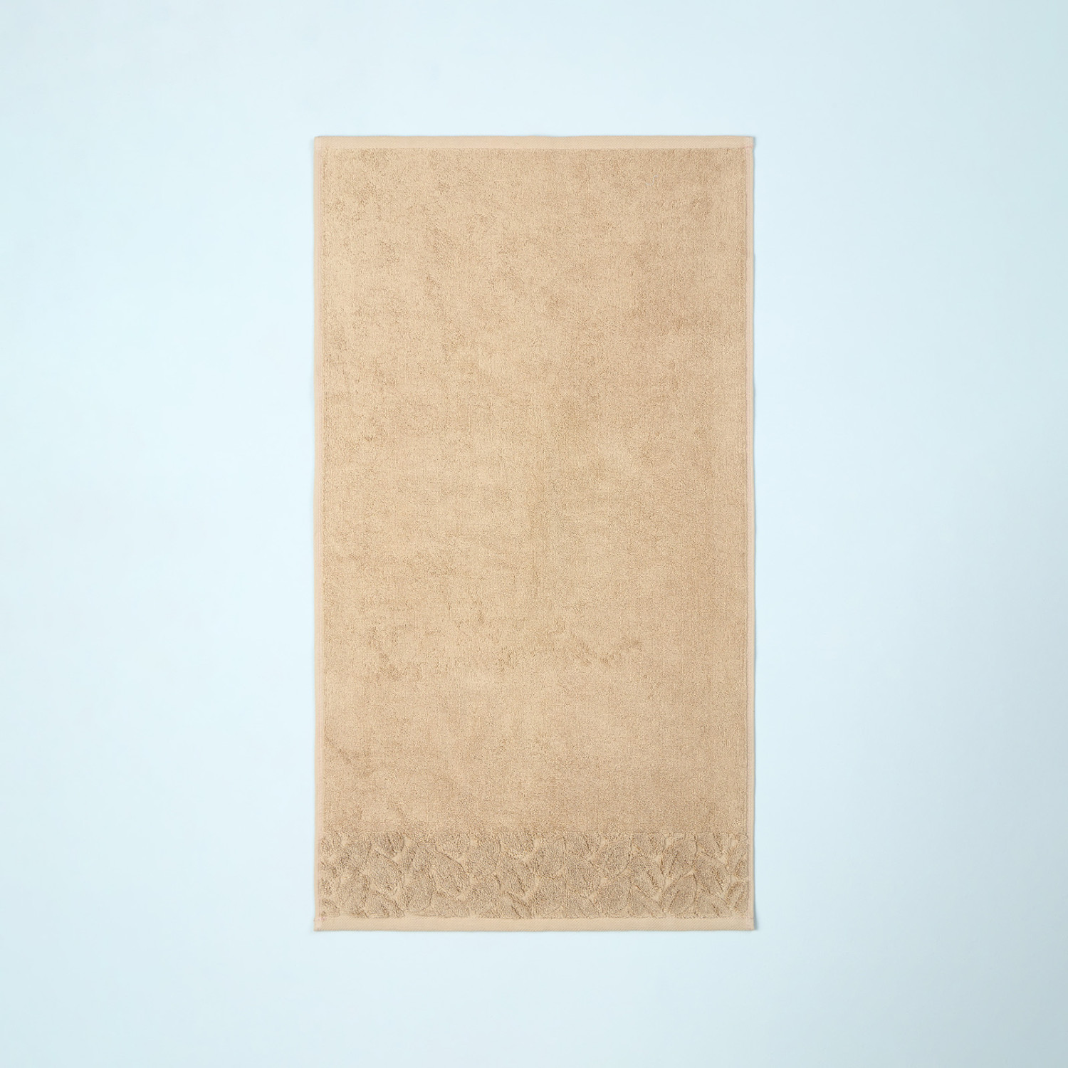 Полотенце махровое Luana, бежевое - фото № 4