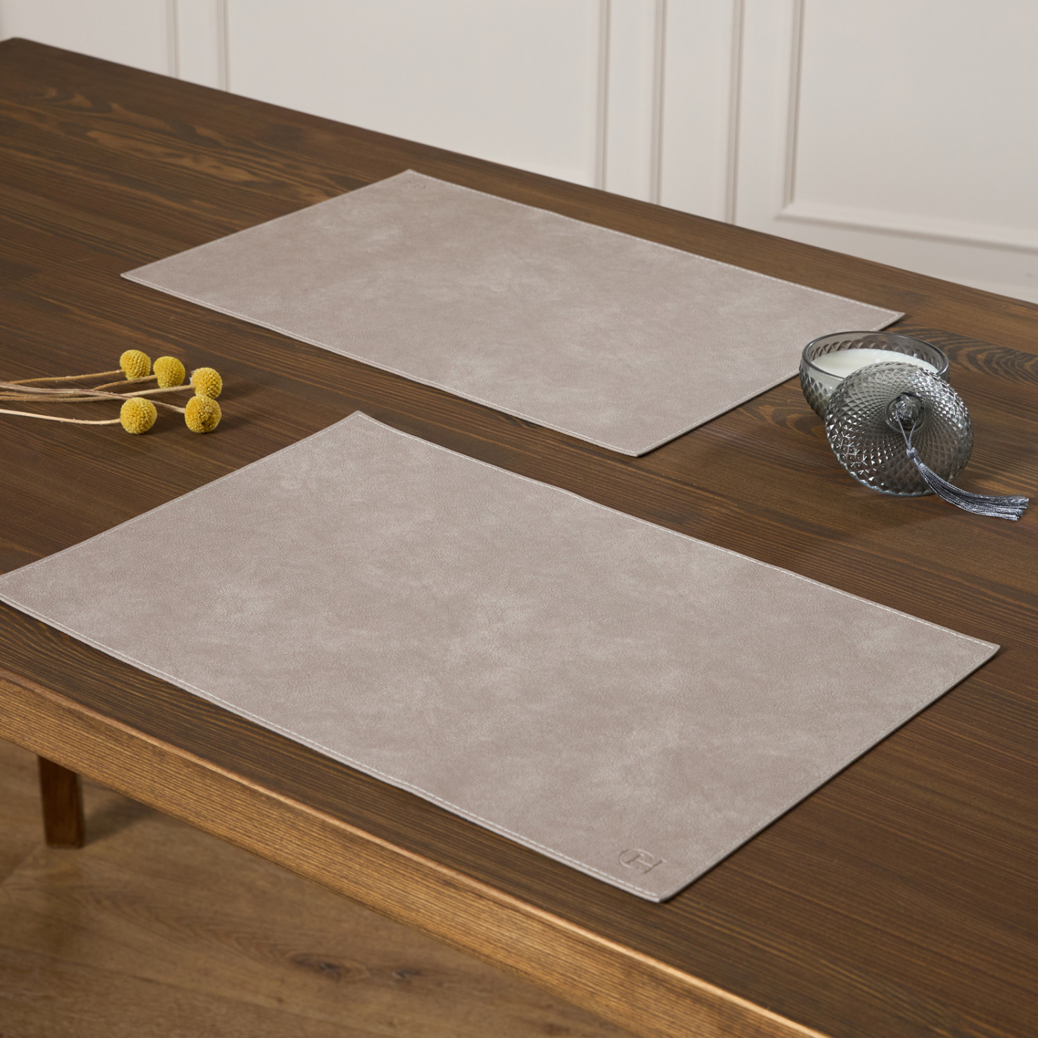 Набор плейсматов Рикки/Ricky, серый