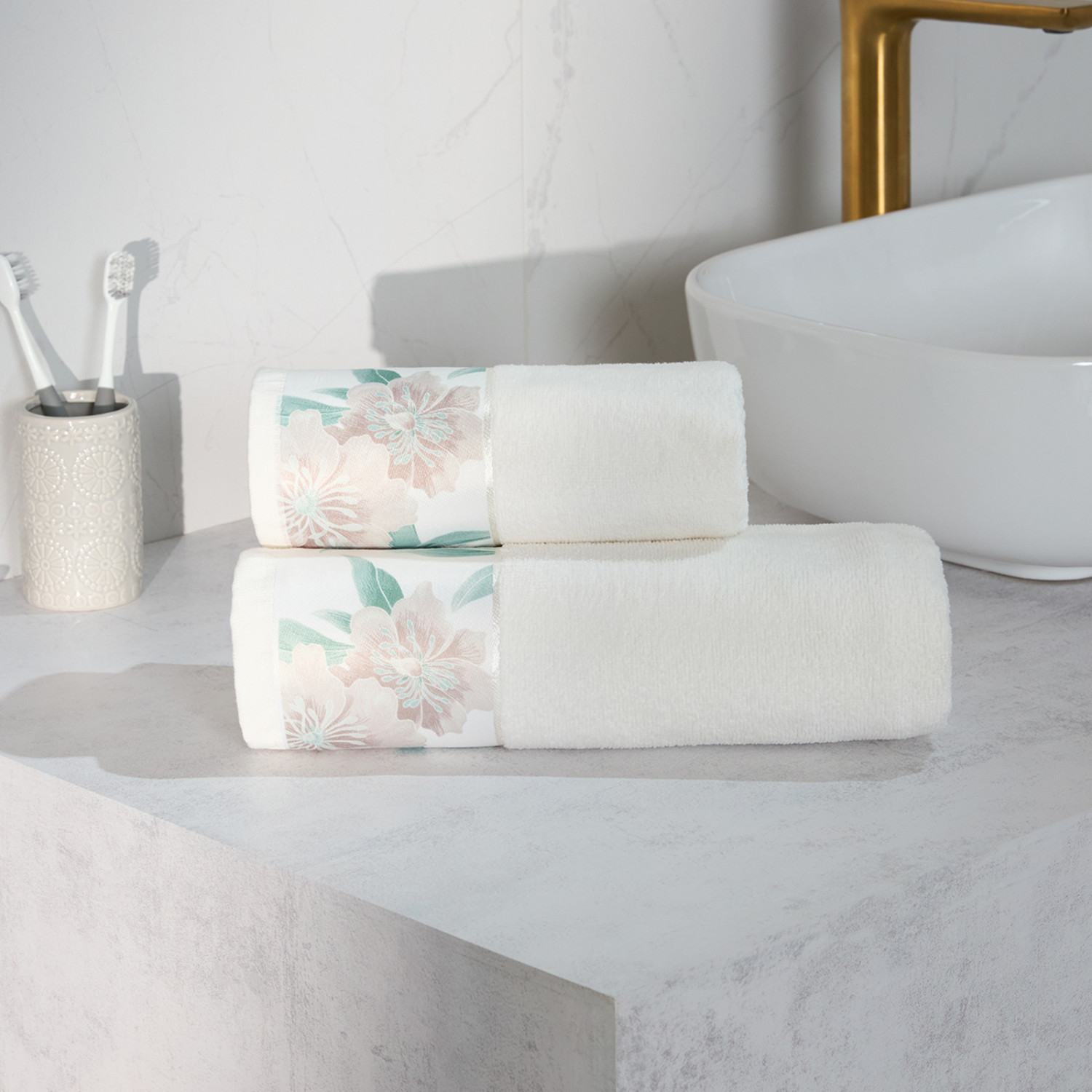 Полотенце махровое Розовый квадрат/Casella rosa - фото № 9