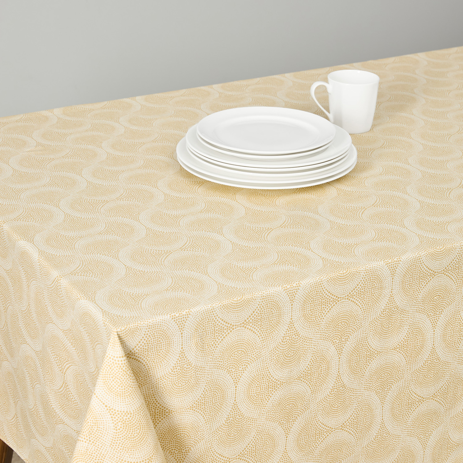 Скатерть Золотое конфетти/Golden confetti - фото № 3