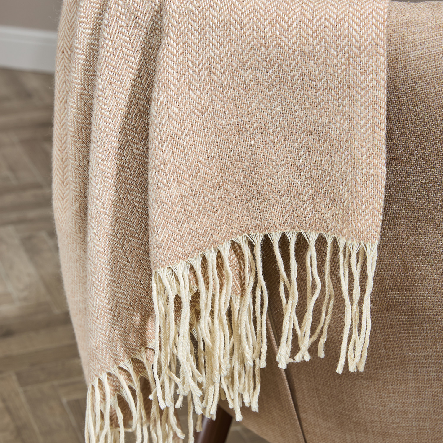 Плед Инес/Ines, бежевый - фото № 2