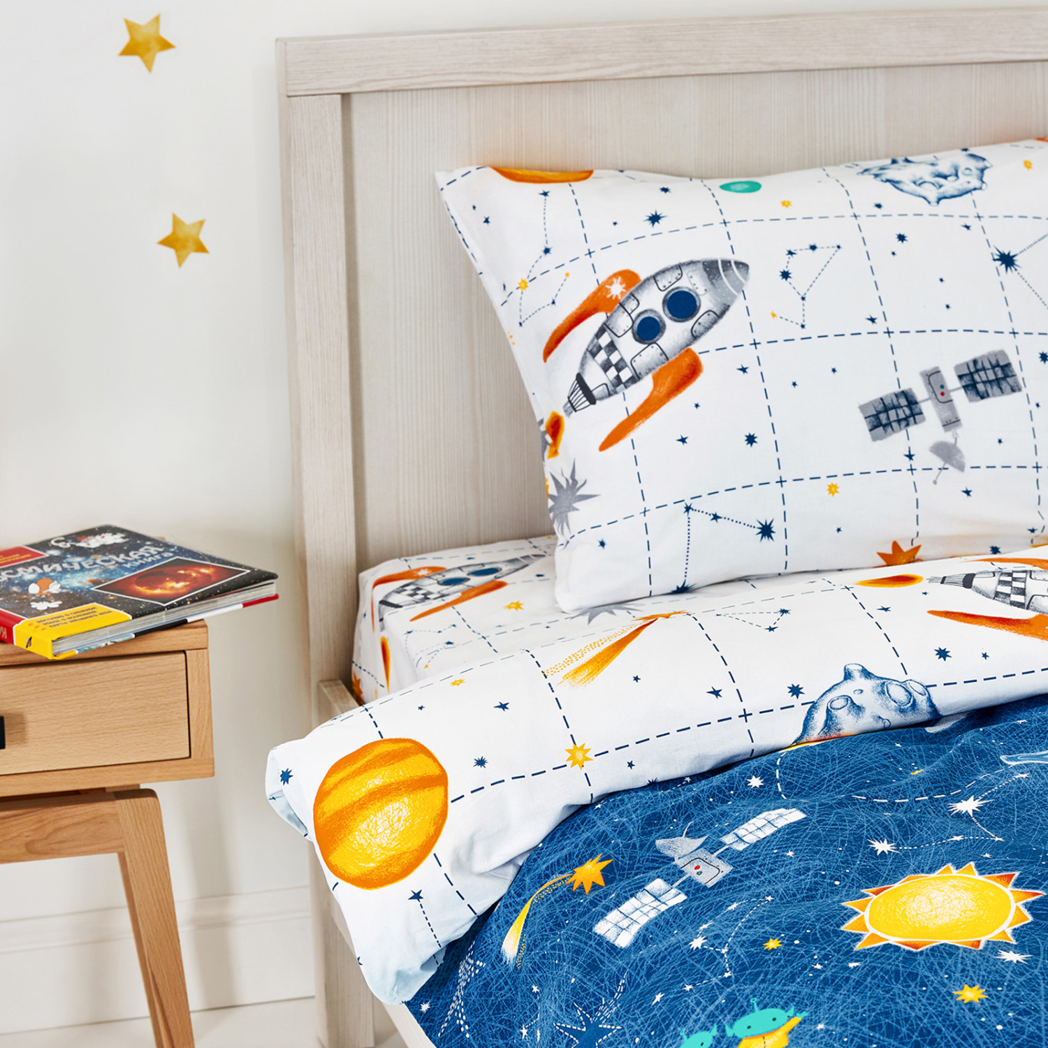 Постельное белье детское Космос/Space - фото № 4
