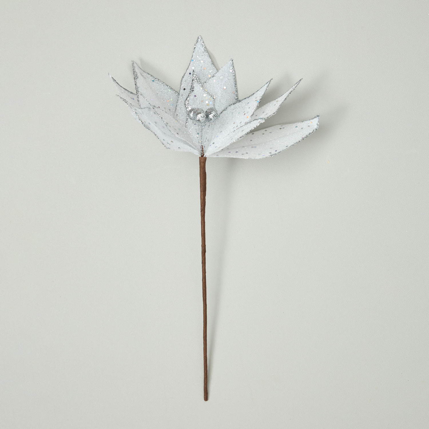 Цветок Праздничные цветы/Fiori di festa, серебро - фото № 2