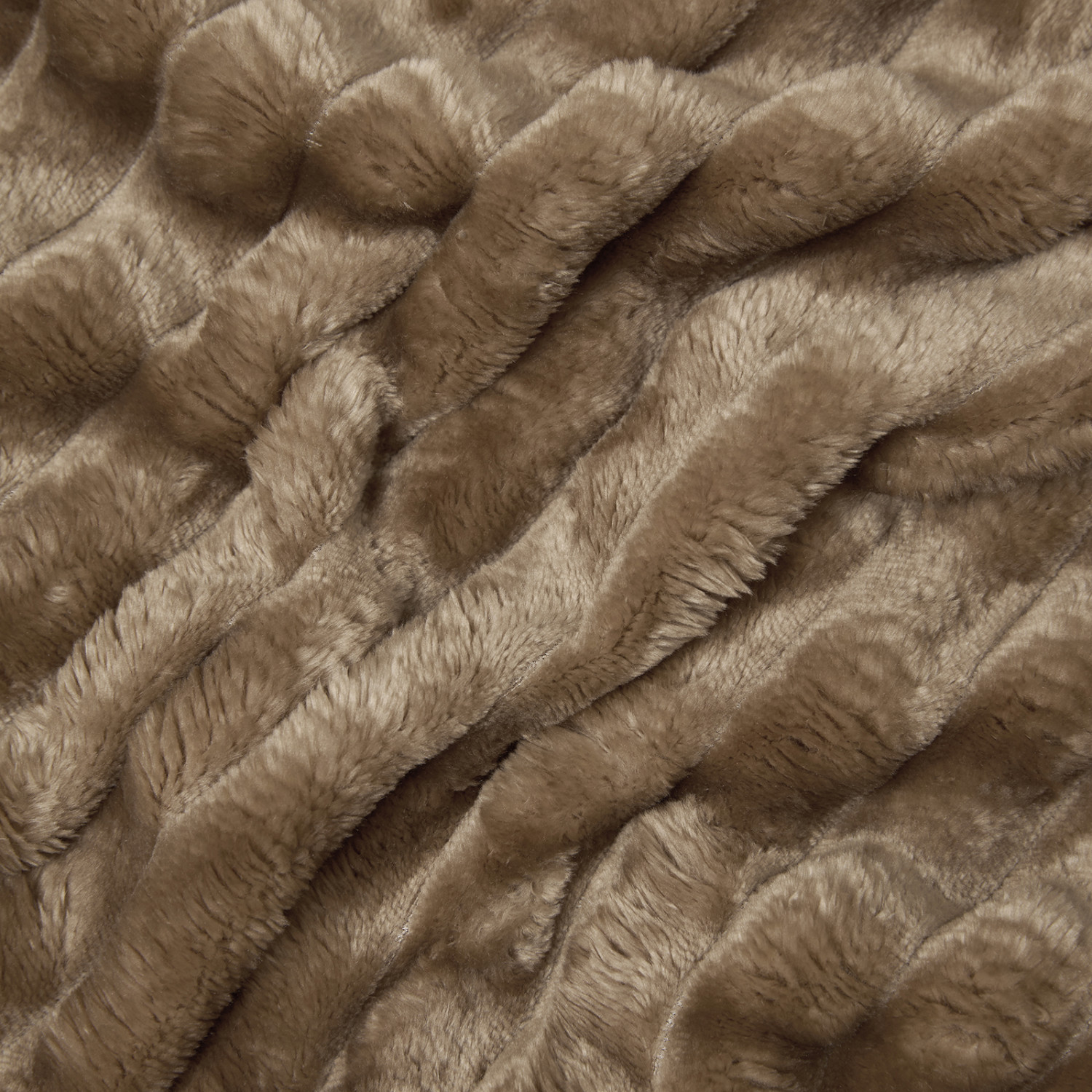 Плед Мягкая полоска/Soft strip, коричневый - фото № 4