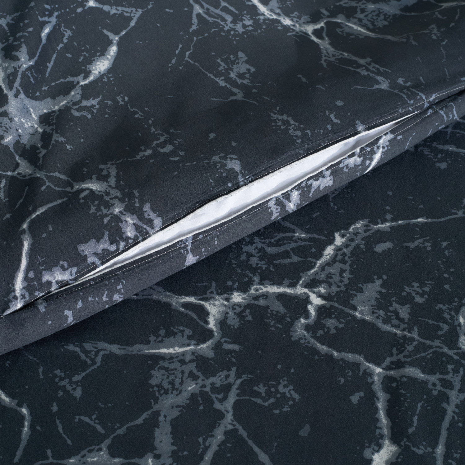 Постельное белье Floox Серый мрамор - фото № 5