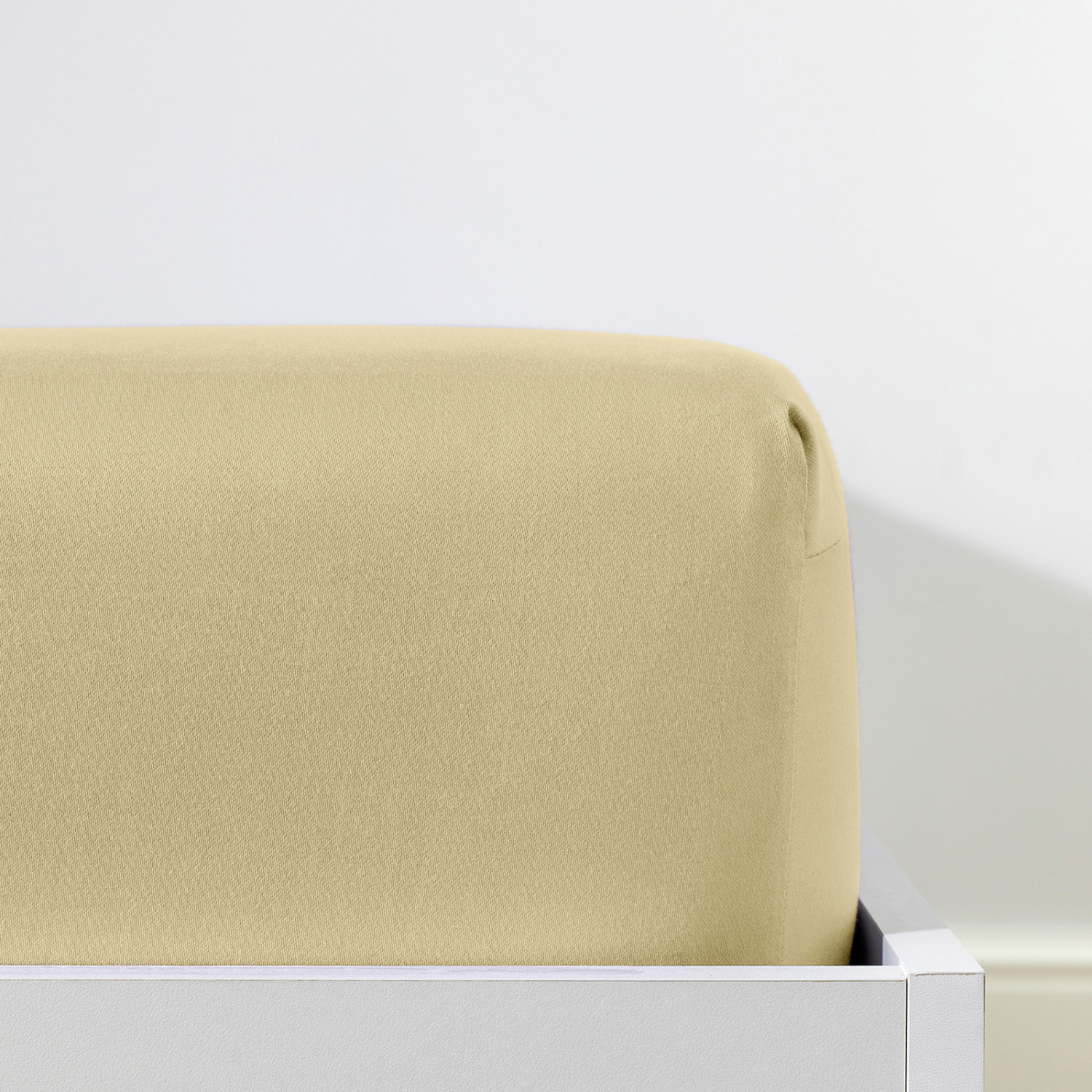 Простыня на резинке Ecru сатин 40968 - фото № 2