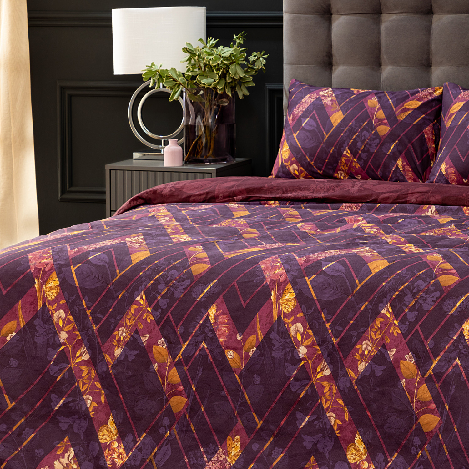 Постельное белье Мелинда/Melinda, фиолет - фото № 7