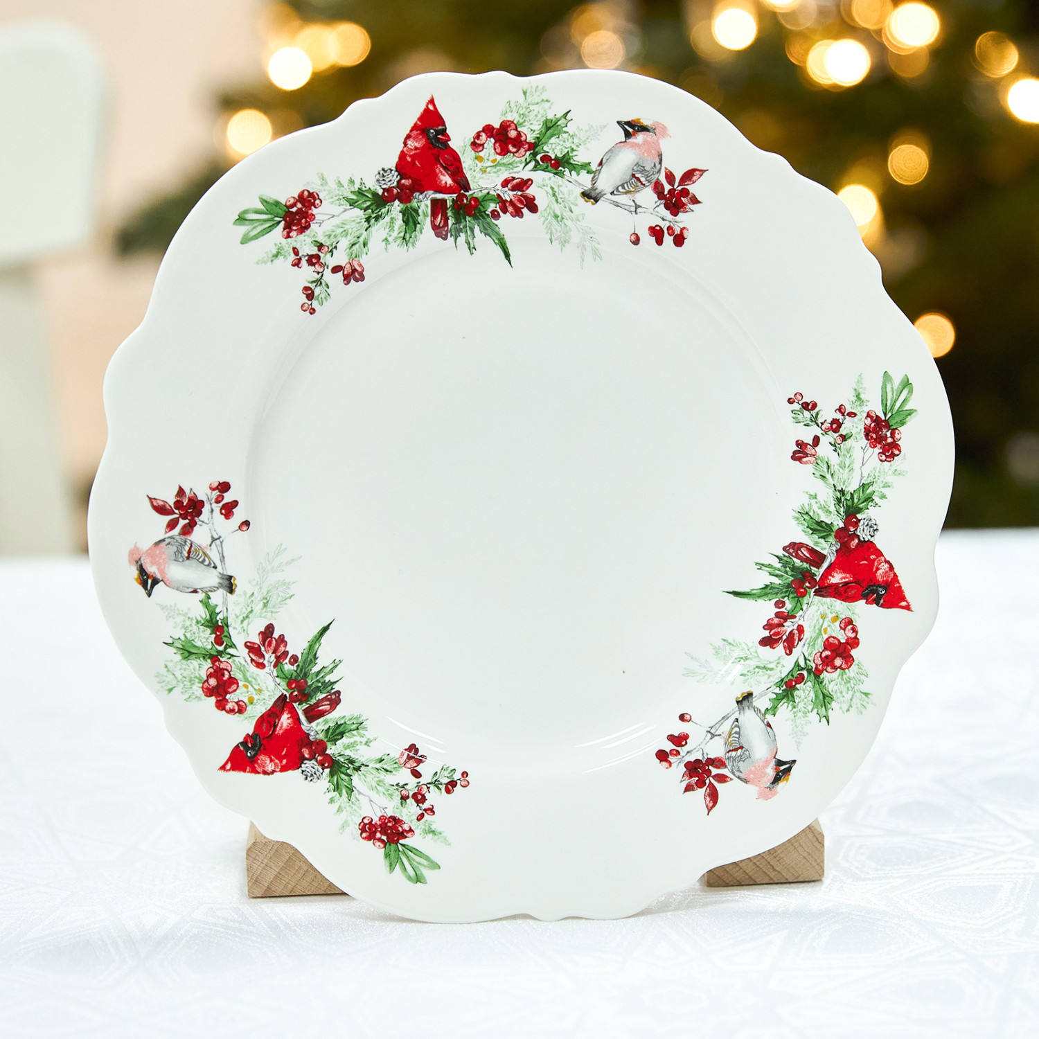 Тарелка Christmas birds I