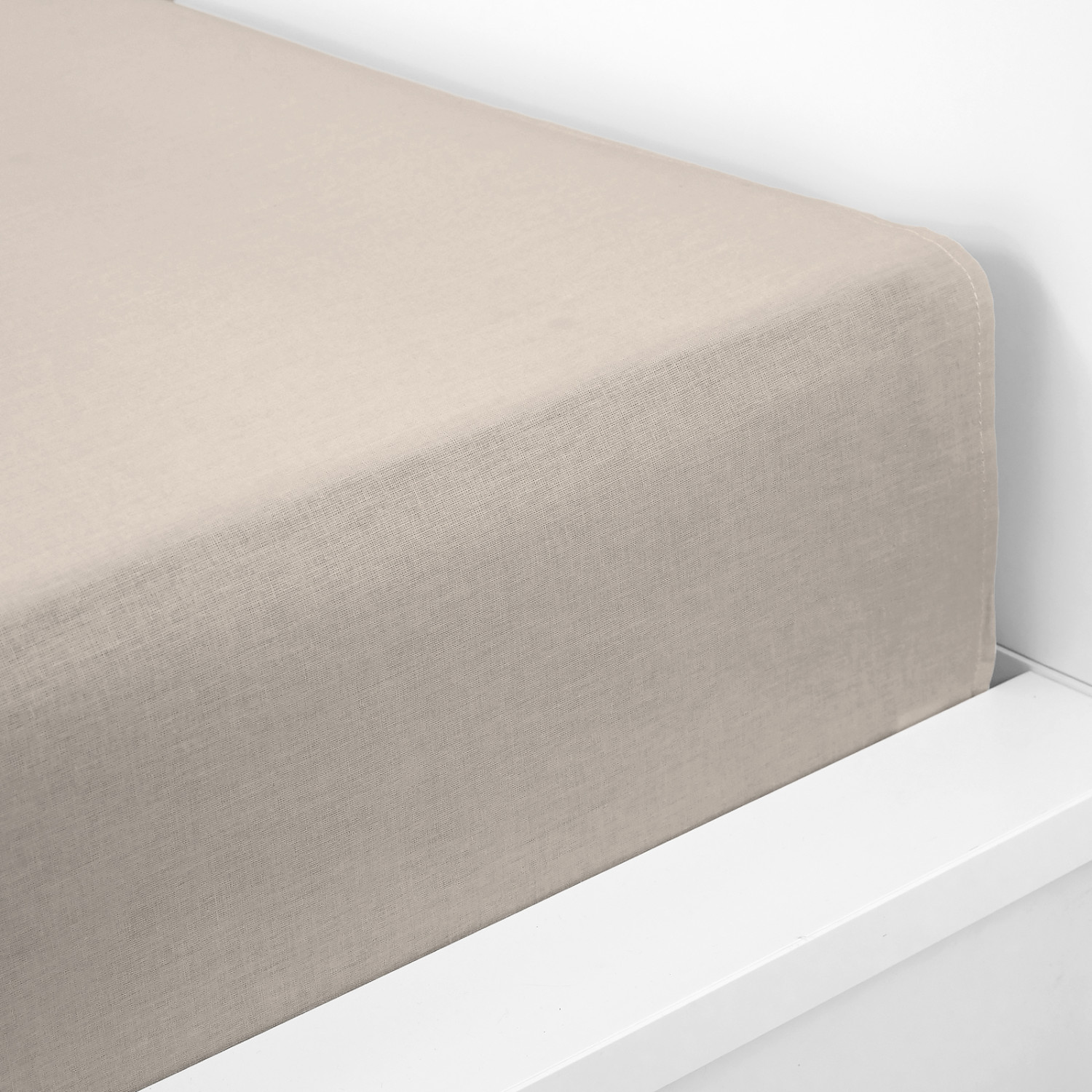 Простыня на резинке Beige