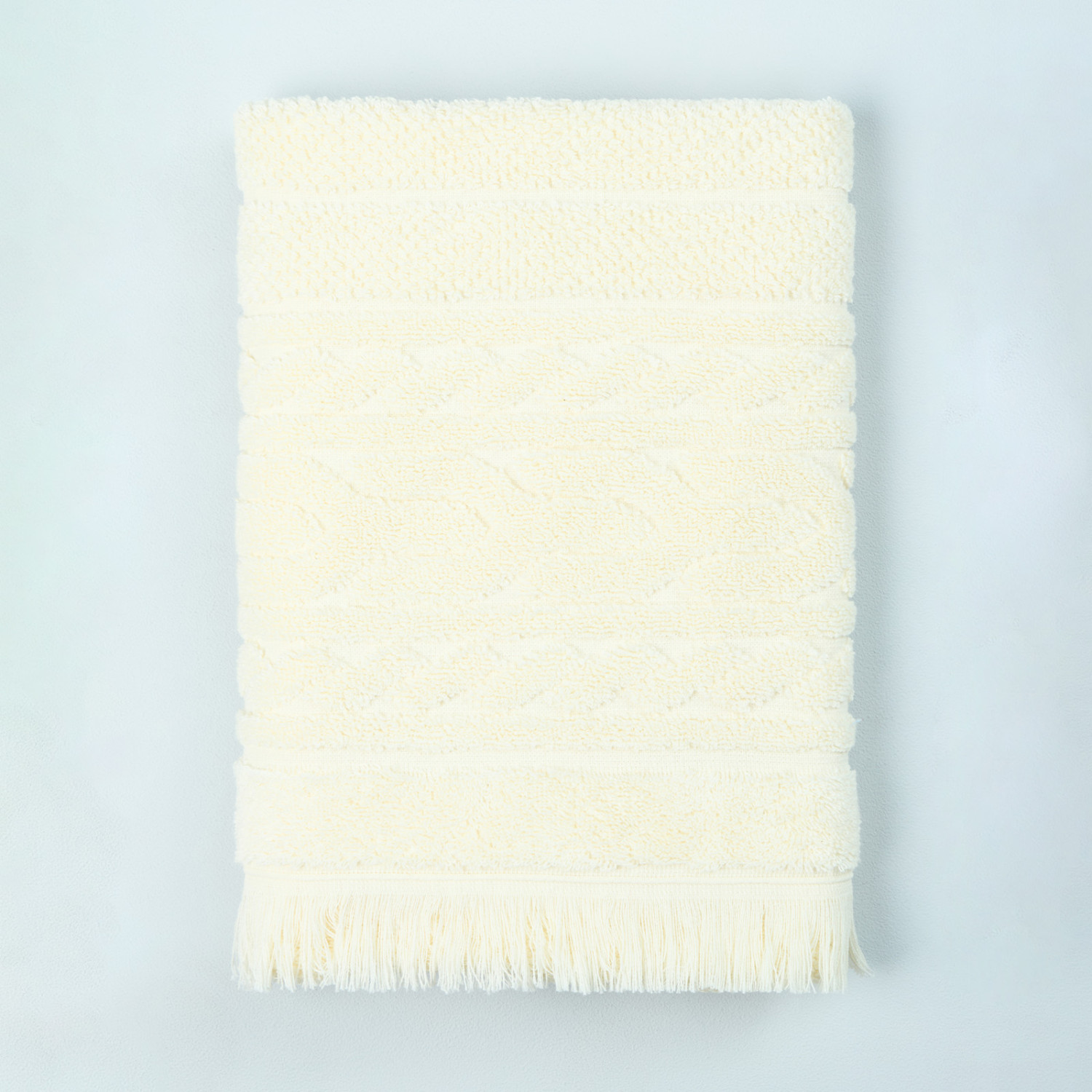 Полотенце махровое Saveria, ваниль