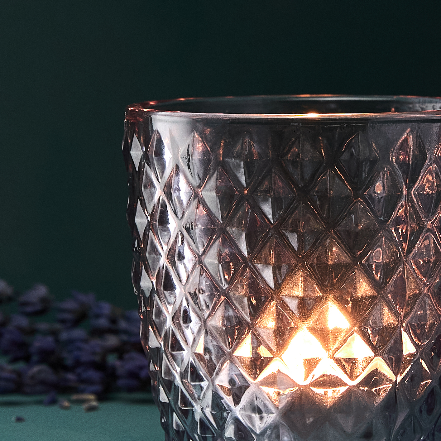 Подсвечник Efri, фиолетовый - фото № 3