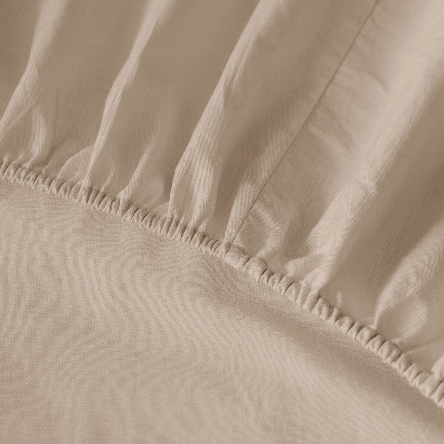 Простыня на резинке Ирландские сливки/Irish Cream - фото № 3