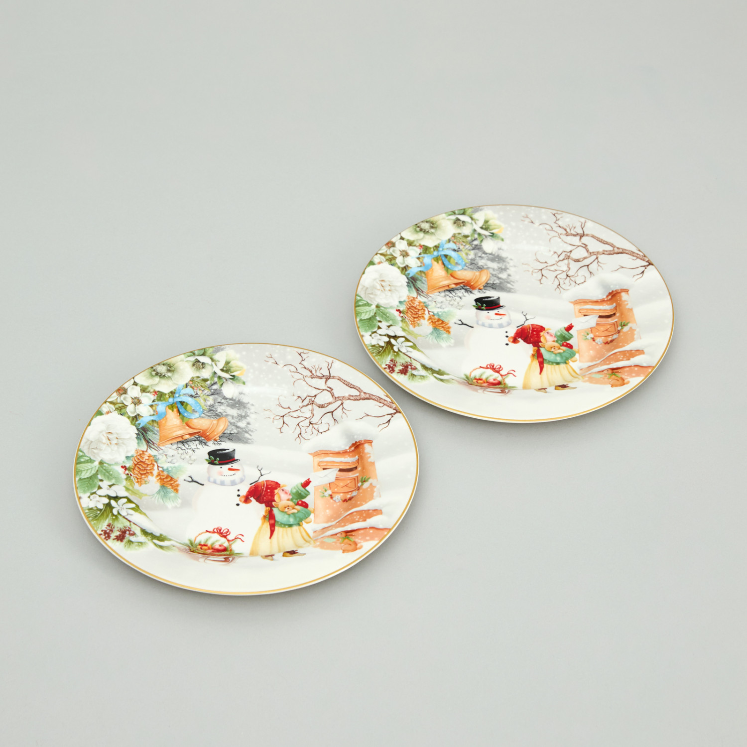 Набор тарелок Зимняя сказка/Winter Tale - фото № 2