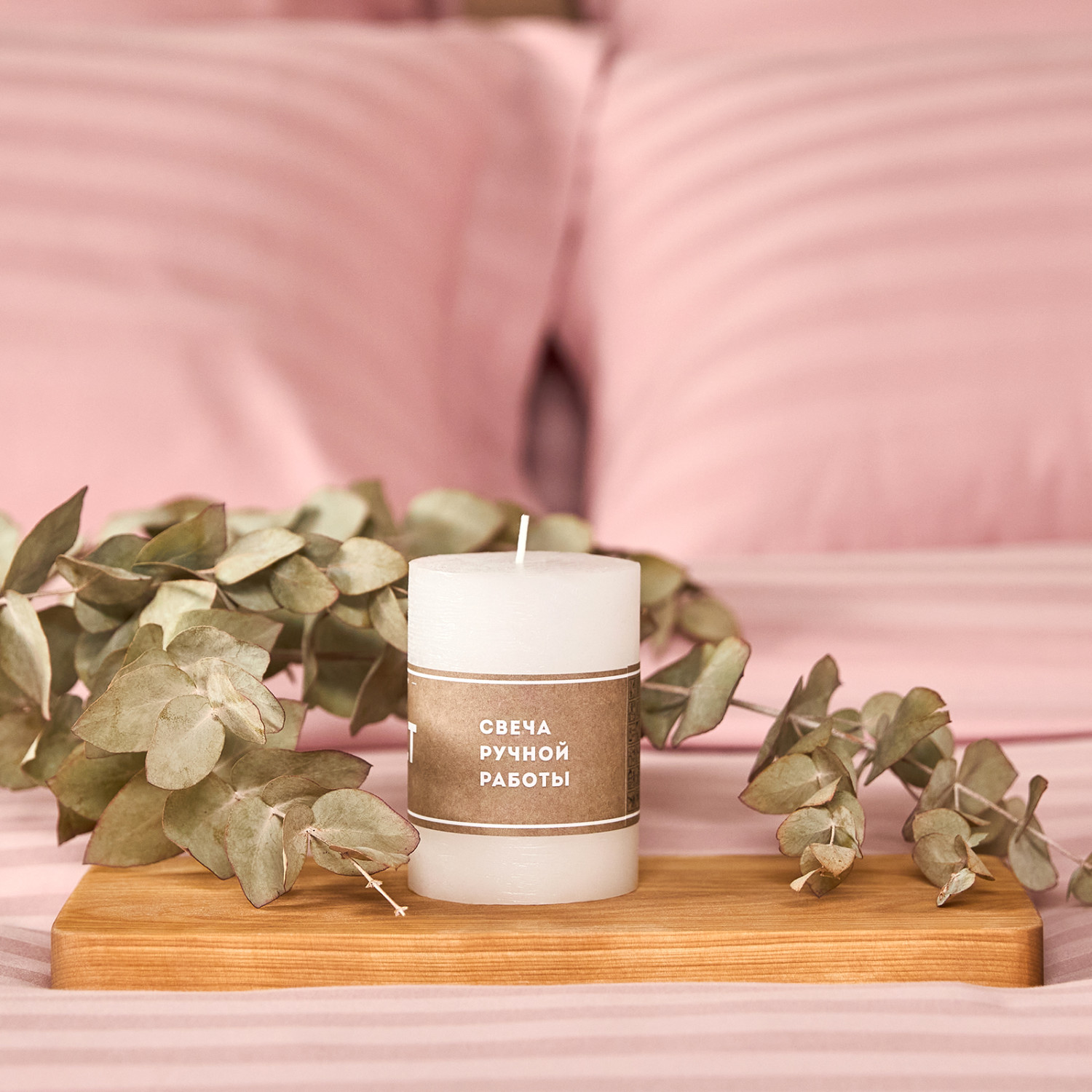 Свеча Fiamma классическая, белая I - фото № 3