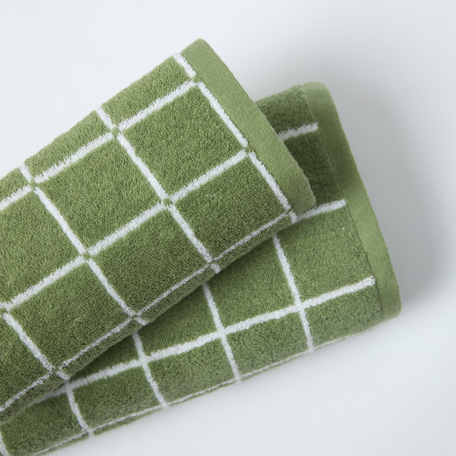 Комплект махровых полотенец Большая клетка/Gabbia larga I - фото № 3