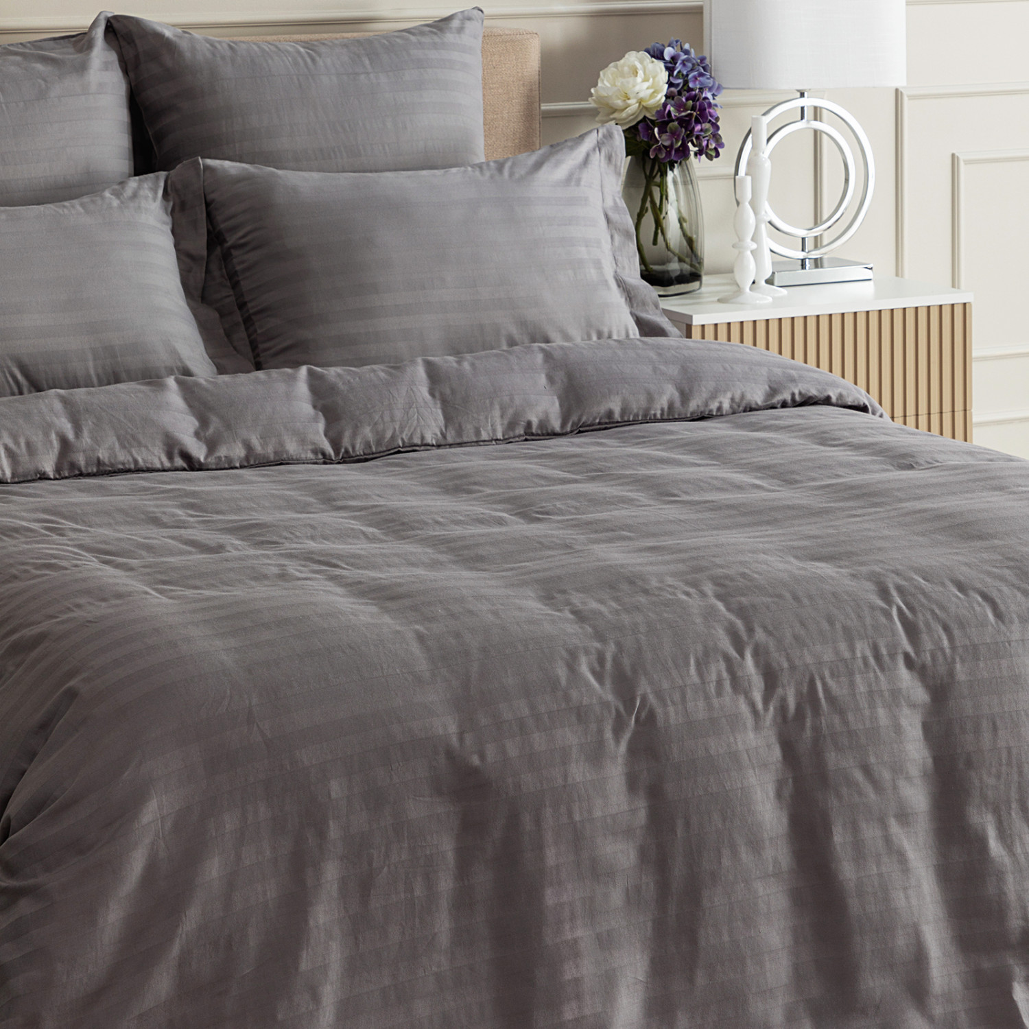 Постельное белье Графит/Graphite - фото № 3