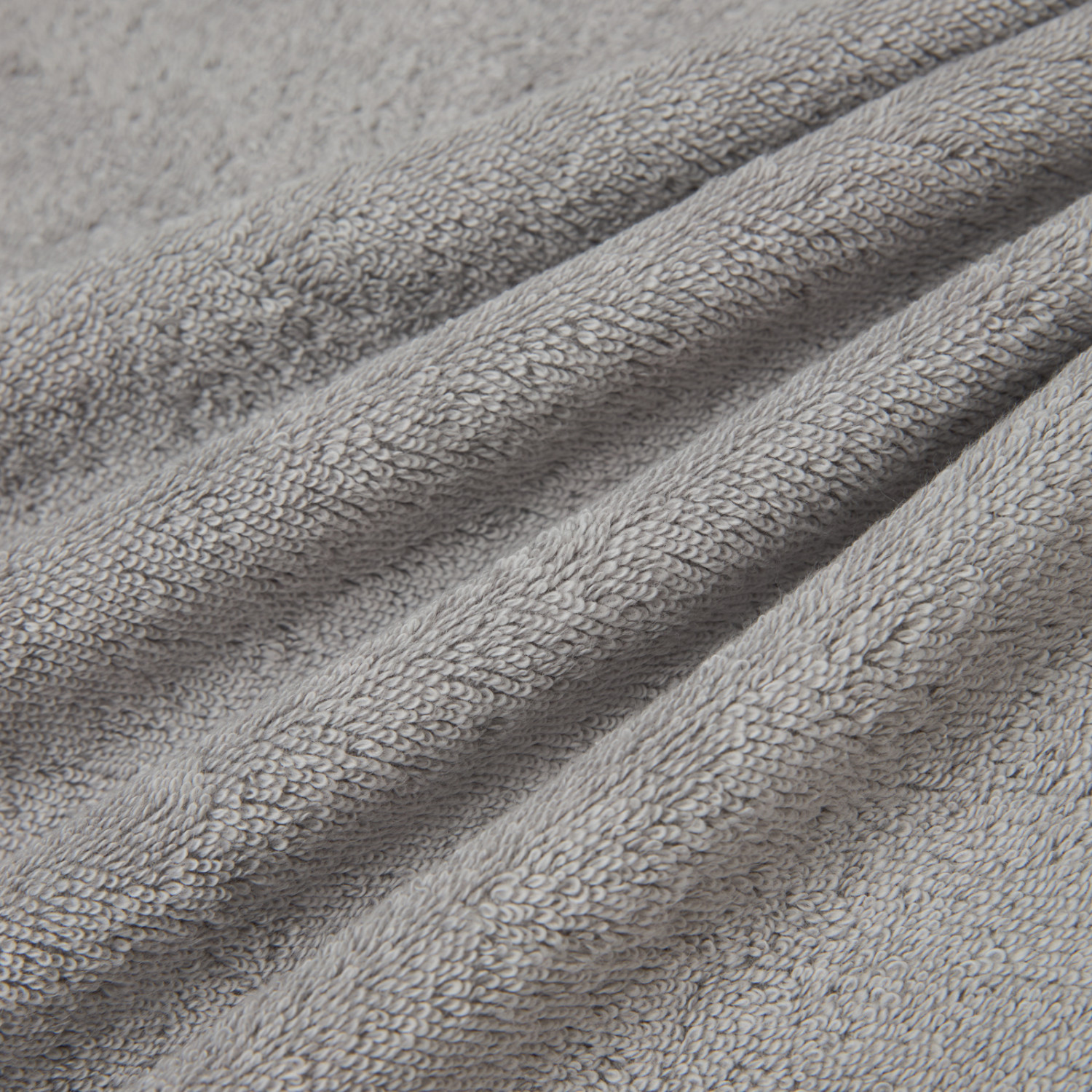 Полотенце махровое Peloso, серое - фото № 4