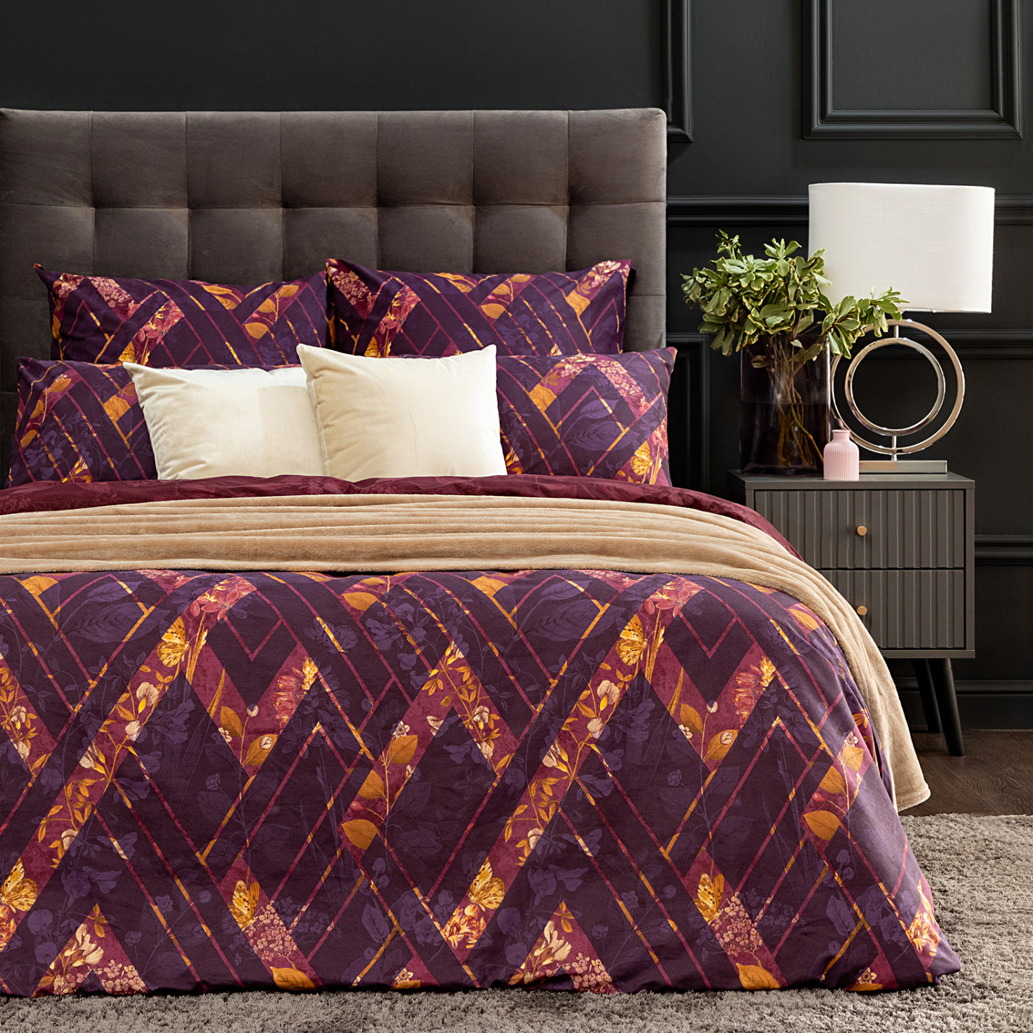 Постельное белье Мелинда/Melinda, фиолет - фото № 13