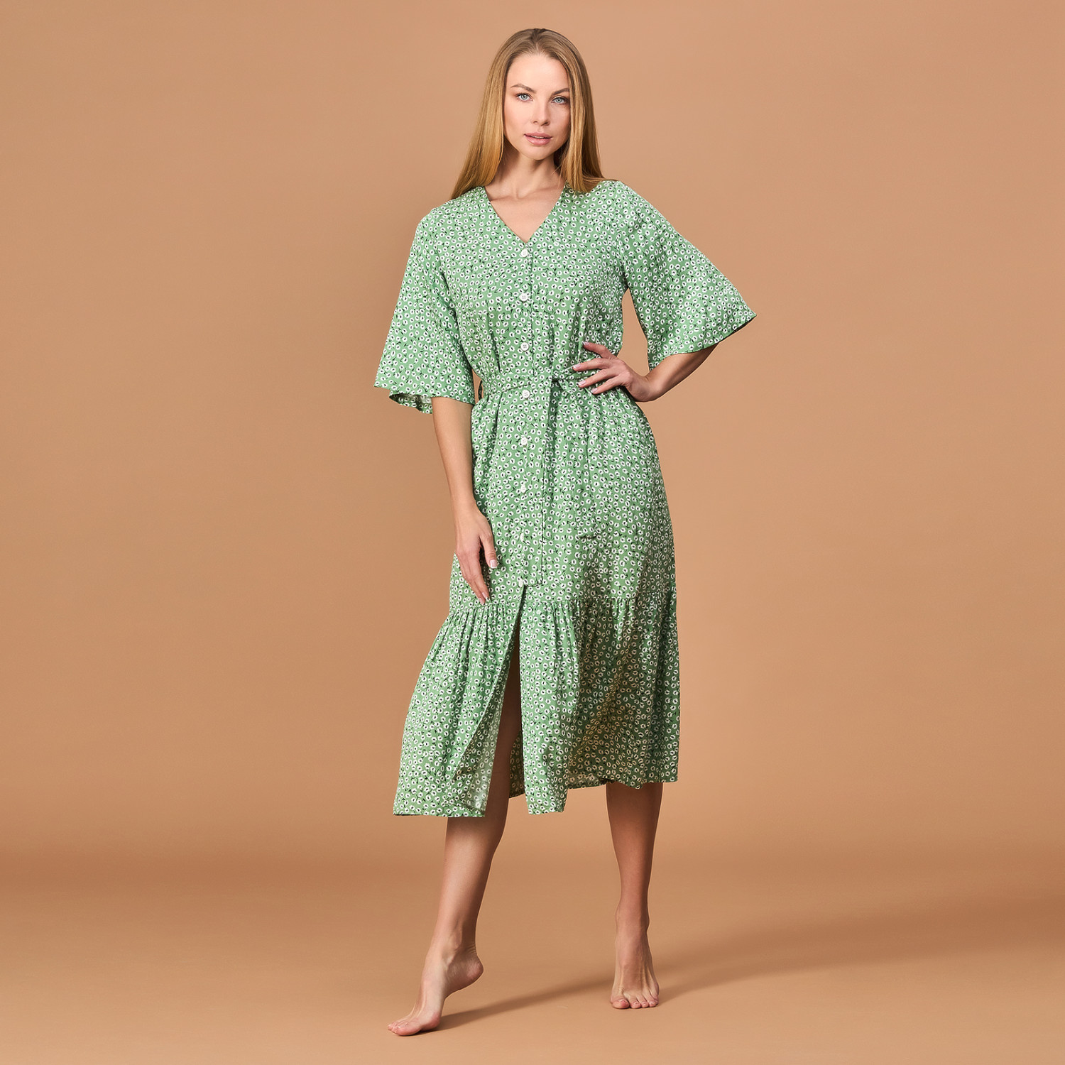 Платье Summer, зеленое - фото № 2