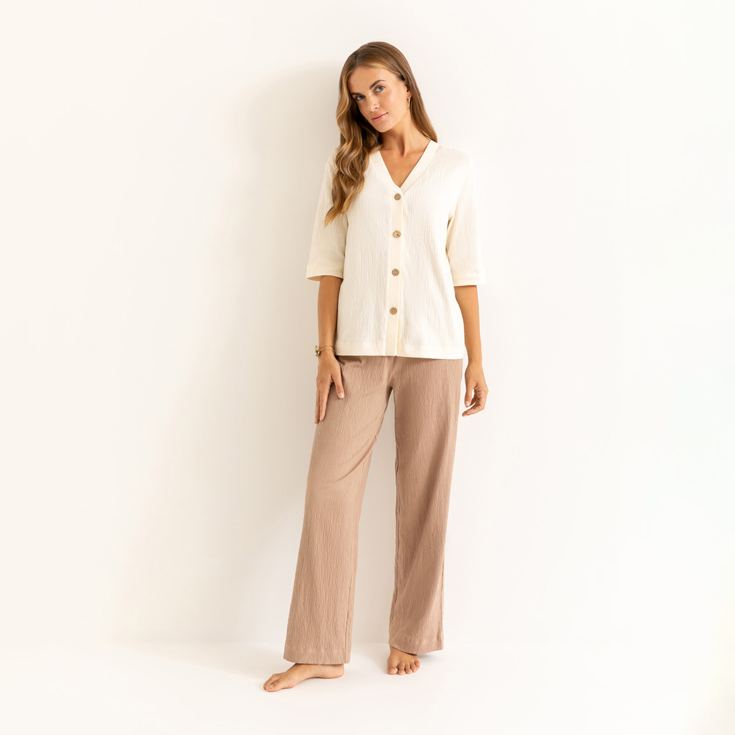 Брюки Elegante, латте - фото № 12