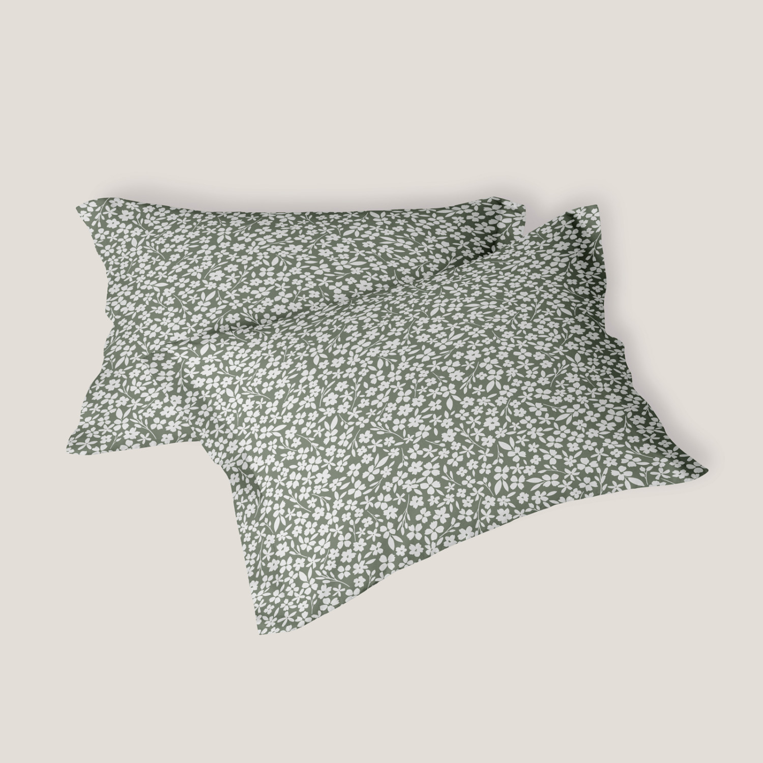 Комплект наволочек Нефрит (цветы) с ушками - фото № 3