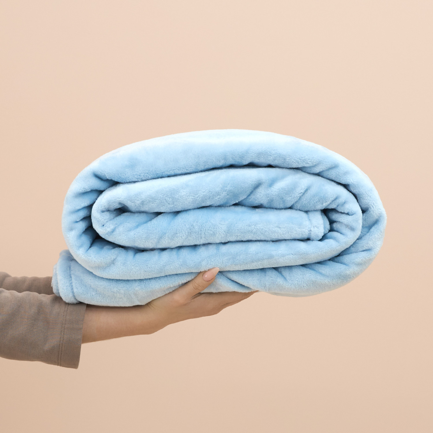 Плед Supersoft, голубой - фото № 8