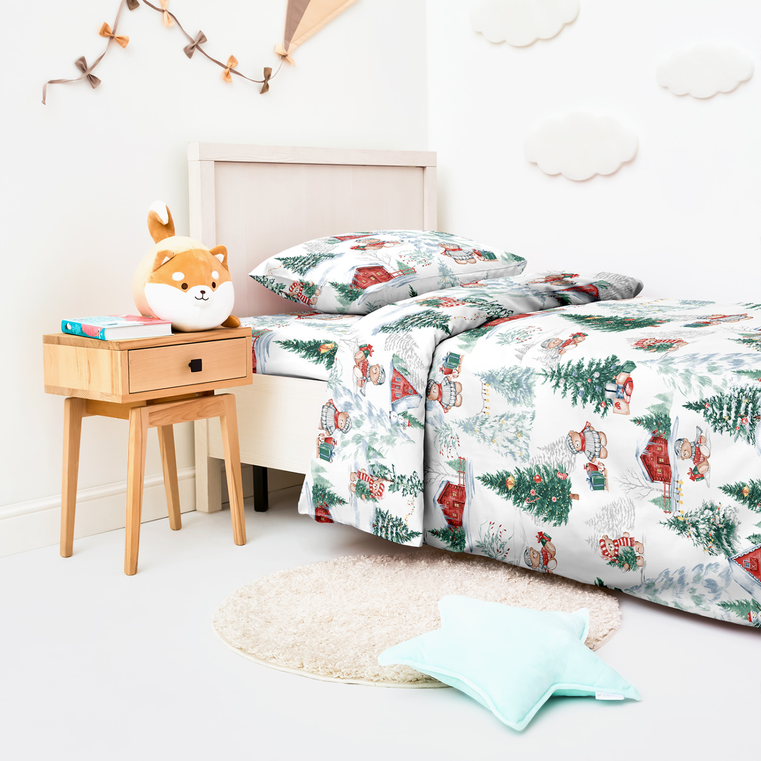 Постельное белье детское Christmas bears - фото № 3