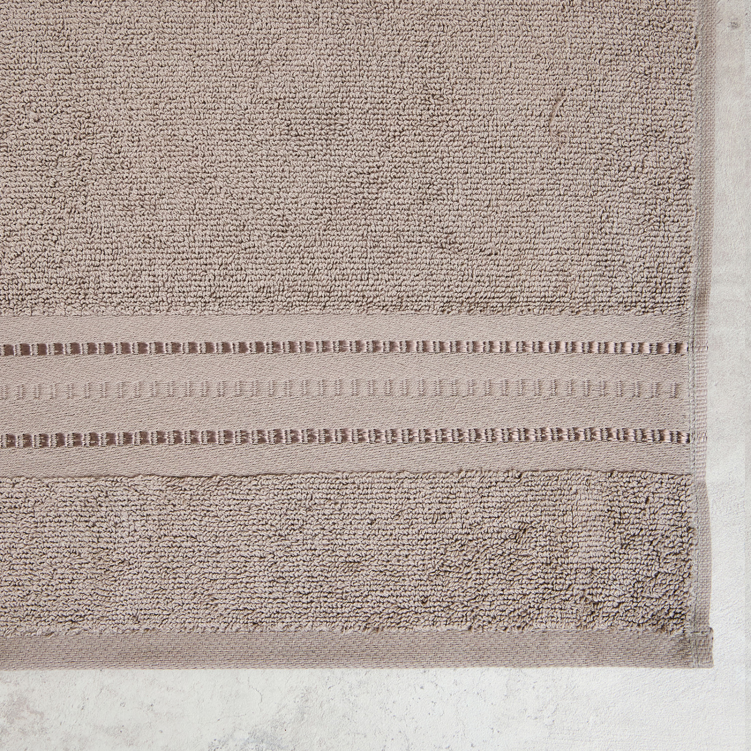 Полотенце махровое Базена/Basena, дымчатое - фото № 3