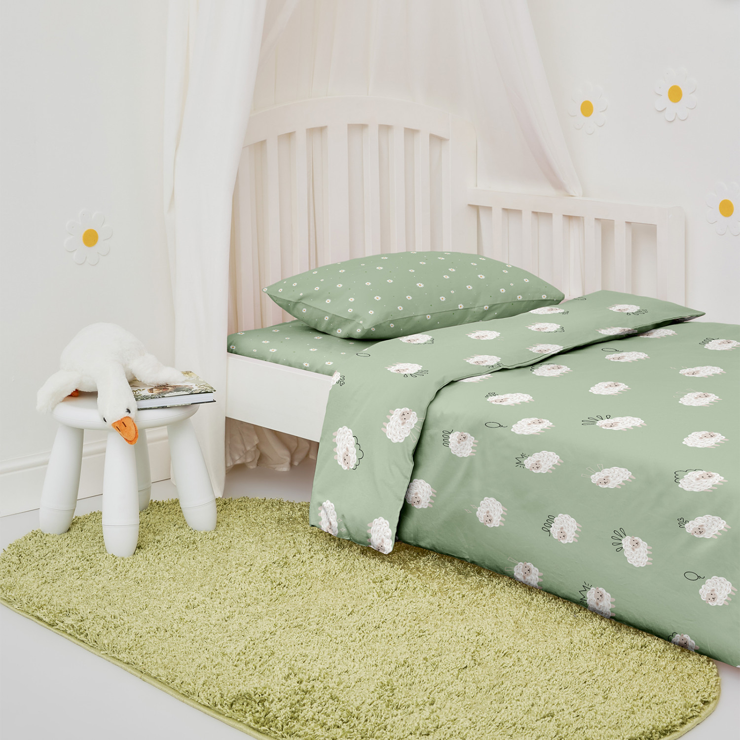 Постельное белье детское Милая овечка/Cute sheep - фото № 4
