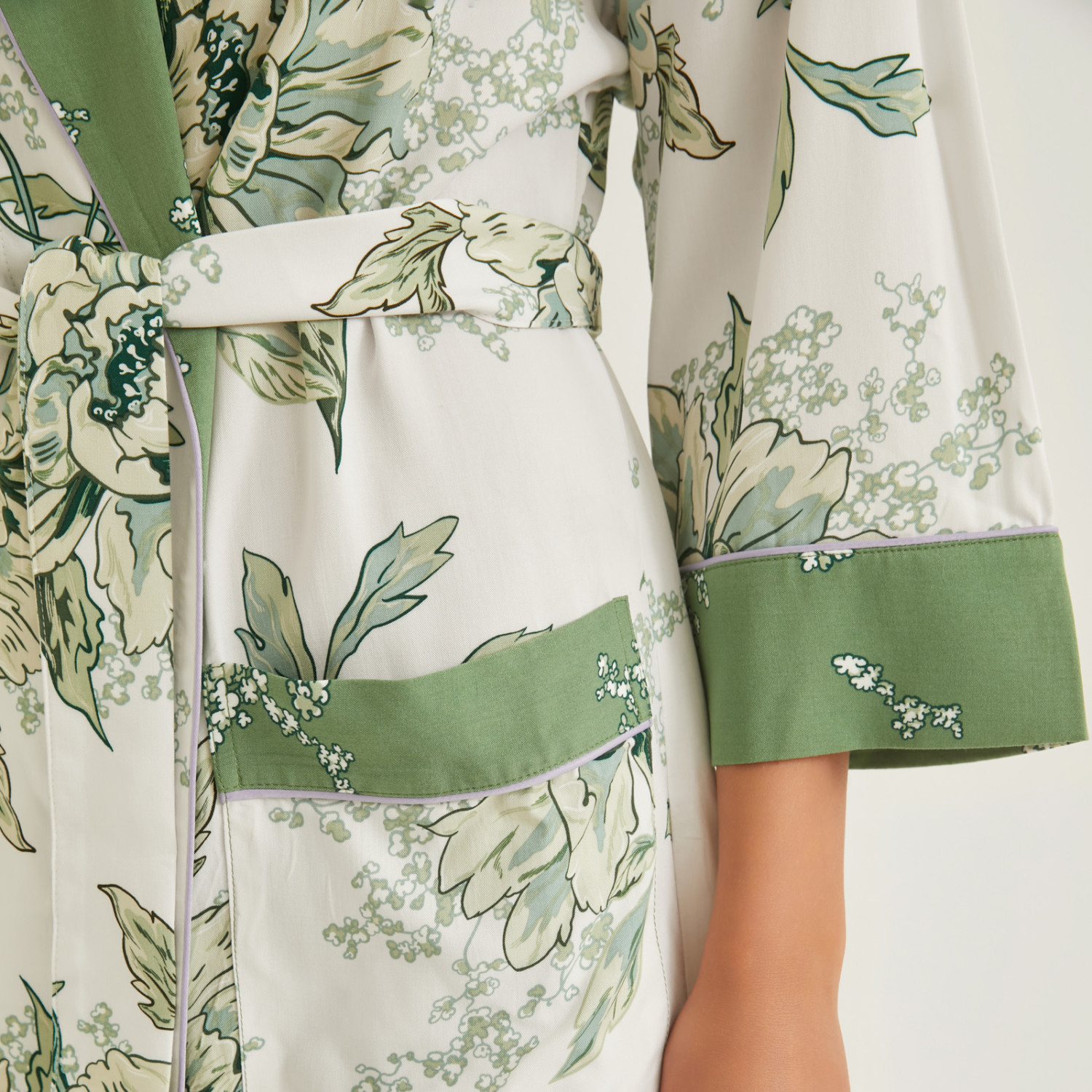 Халат Зеленый нефрит/Green Jade - фото № 10