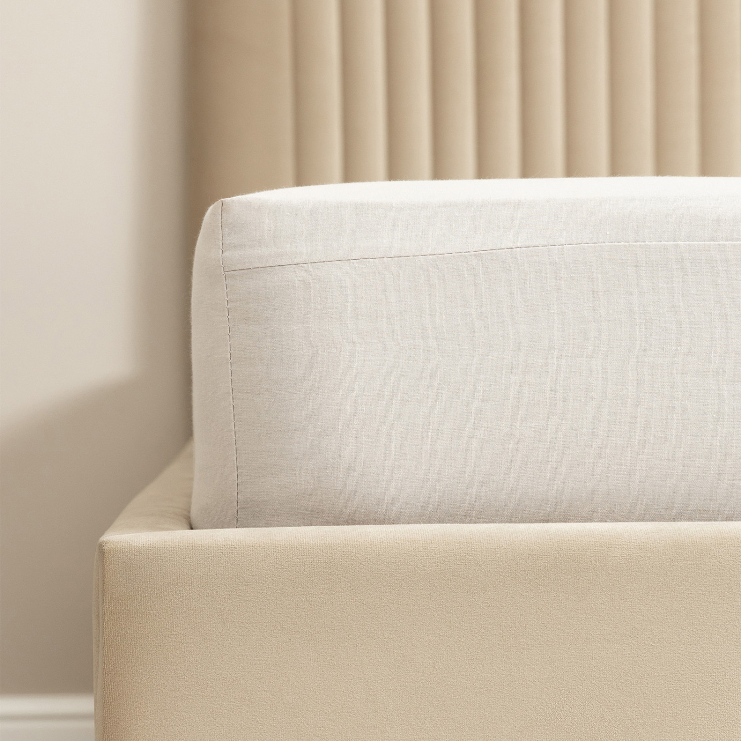 Простыня на резинке Gray Pearl - фото № 2