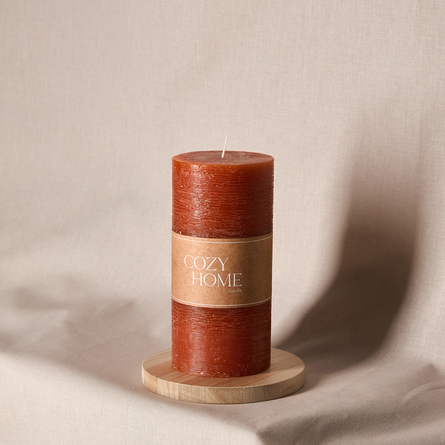 Свеча Пламя/Fiamma классическая, терракота