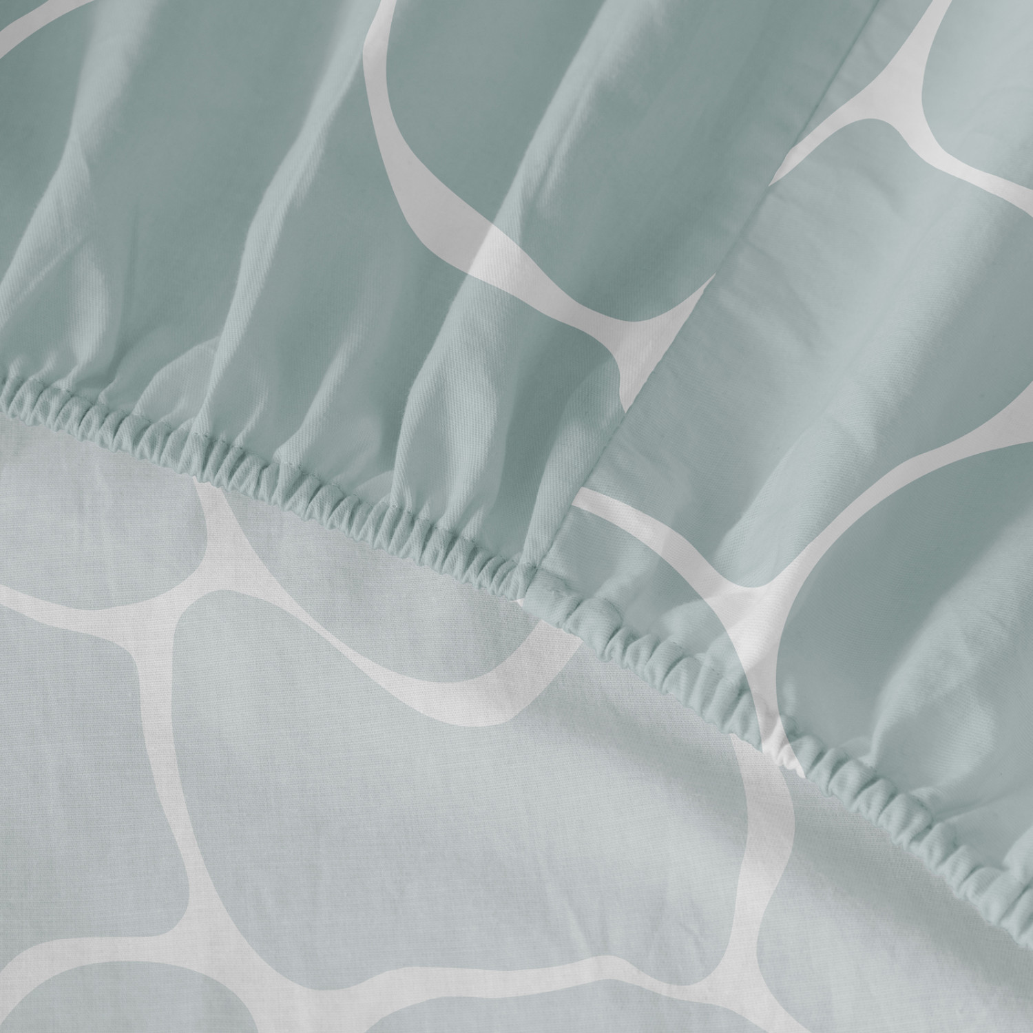 Простыня на резинке Светлая саванна - фото № 3