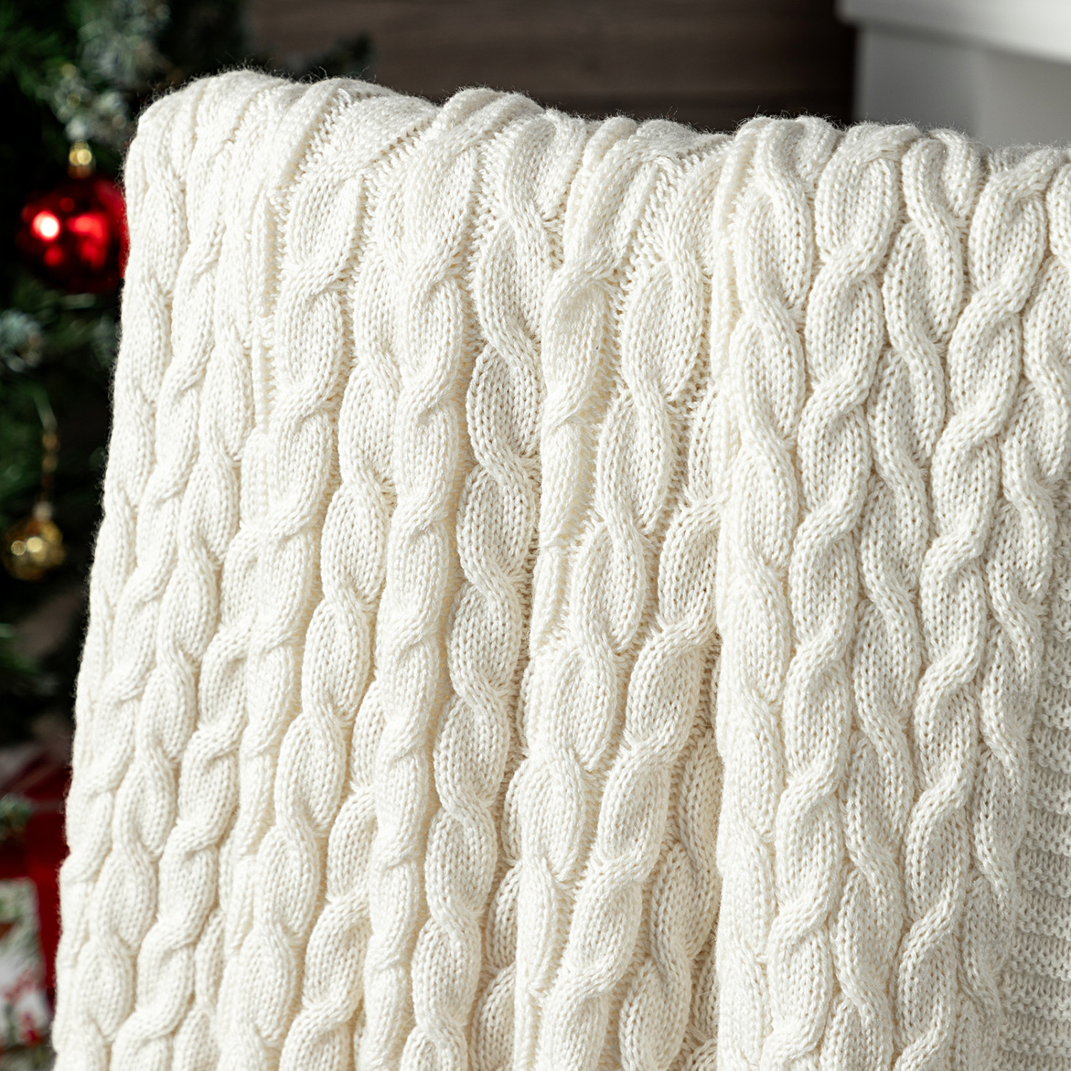 Плед Villena, белый - фото № 2