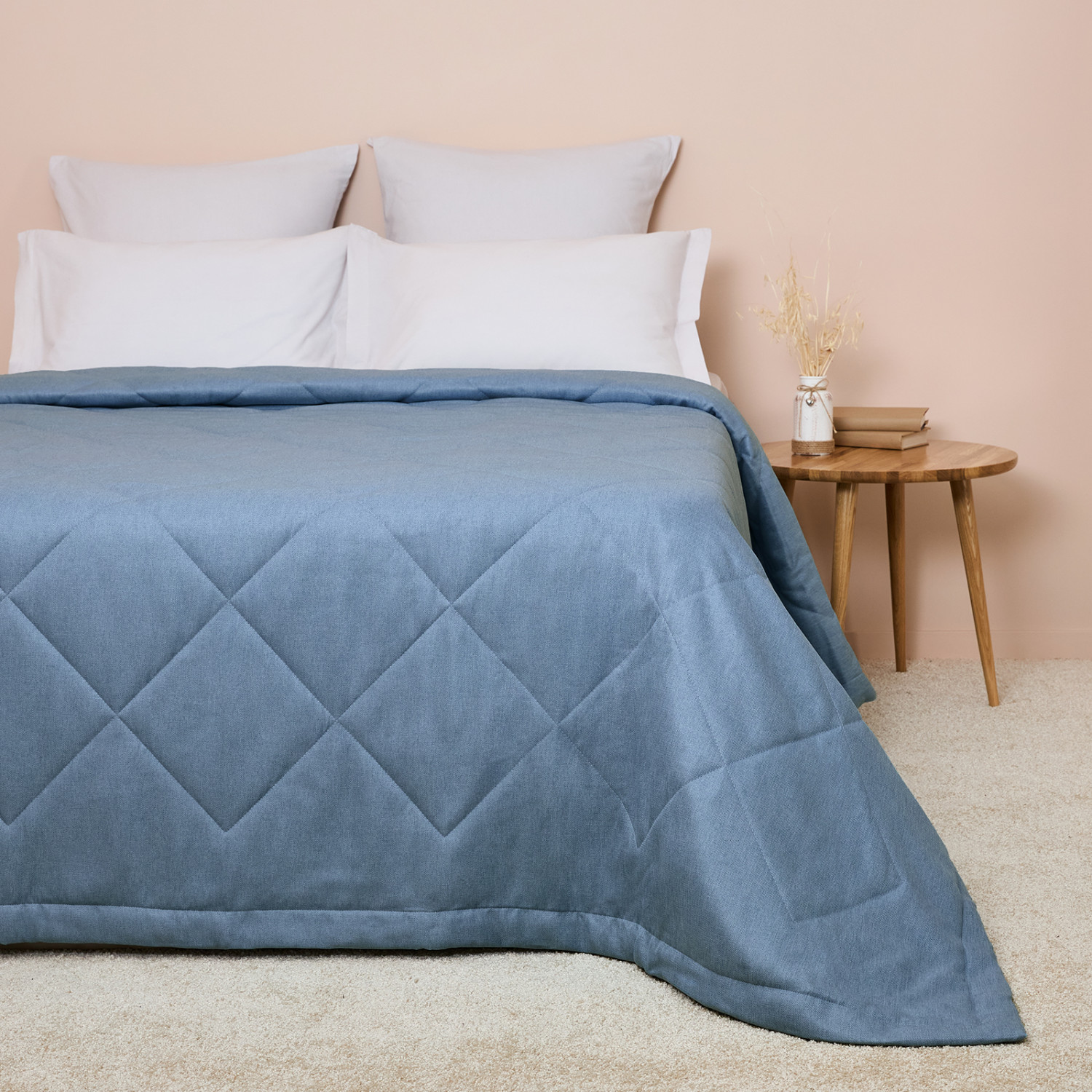 Покрывало Аспараго/Asparago, синий - фото № 2