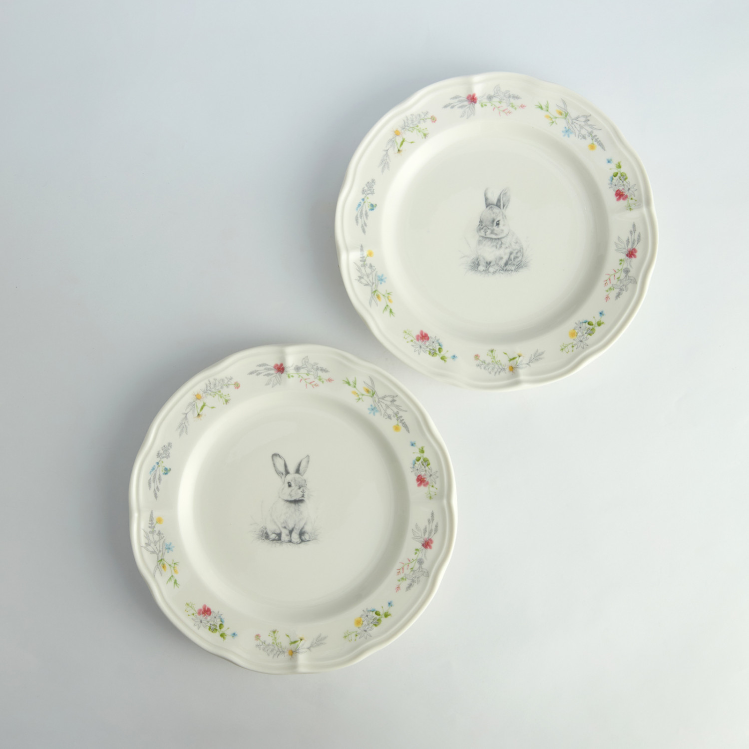 Набор тарелок Луг/Prato in festa - фото № 2