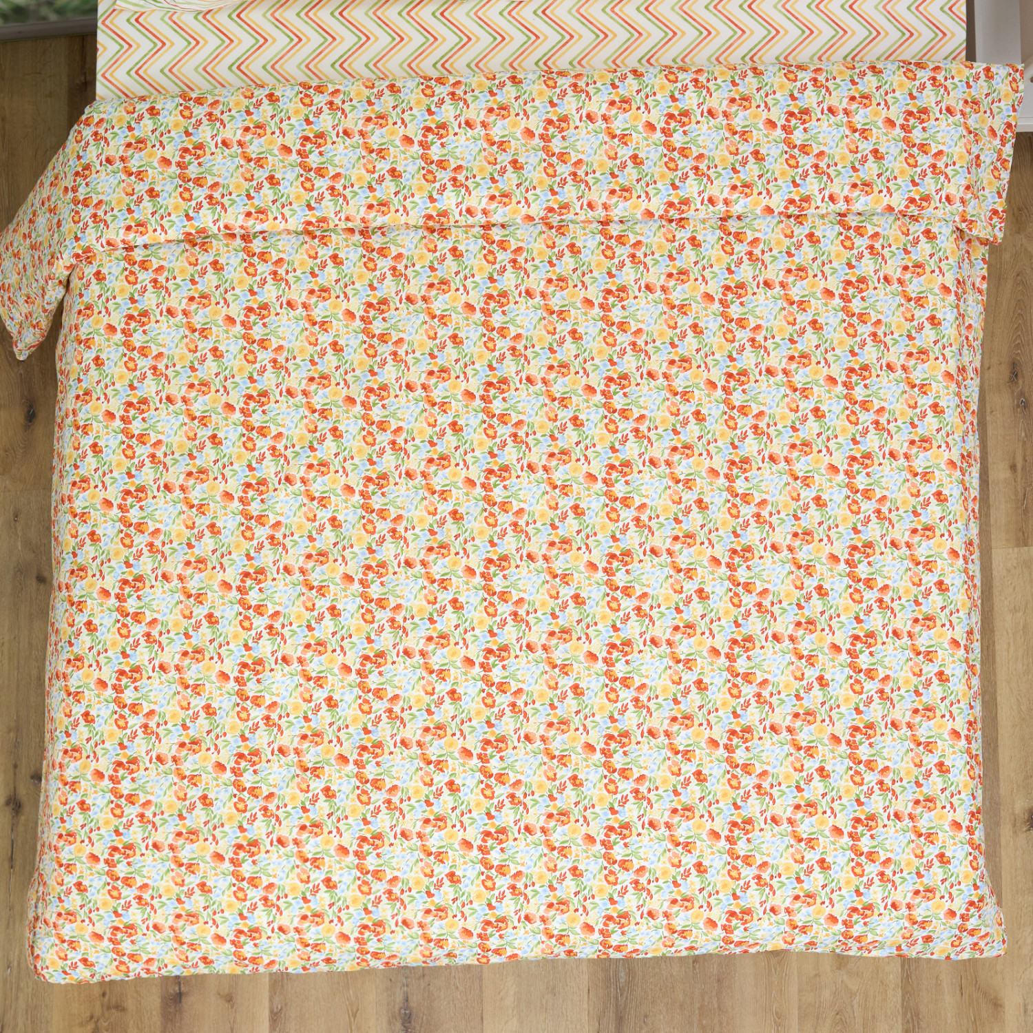 Пододеяльник Milfler, оранжевый - фото № 3