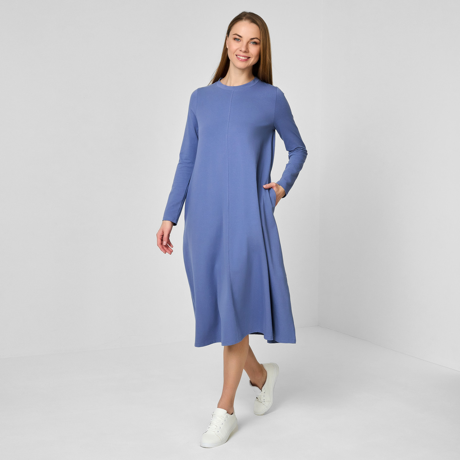 Платье Massimo, синее II - фото № 2