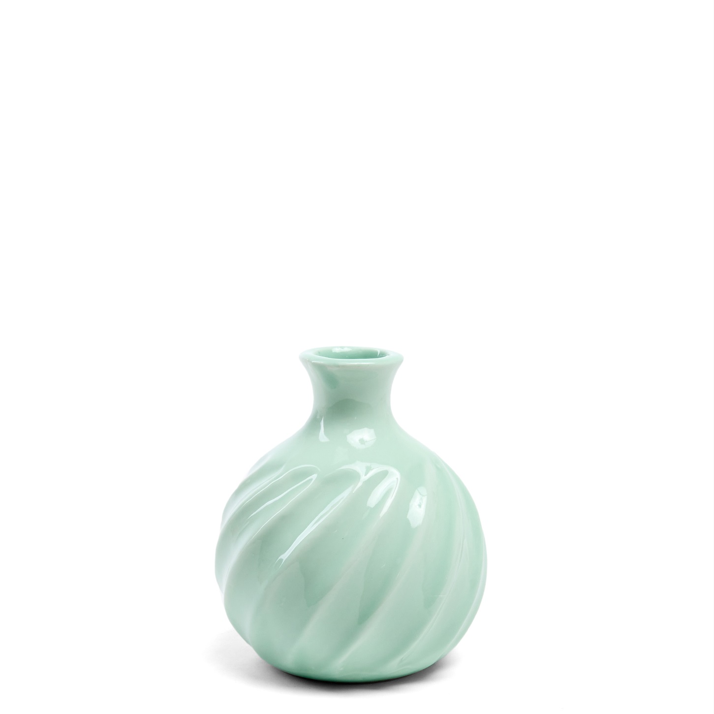 Ваза Sibari, зеленая ваза для ов eurasia group фарфоровая зеленая 12 5x12 5x23 см