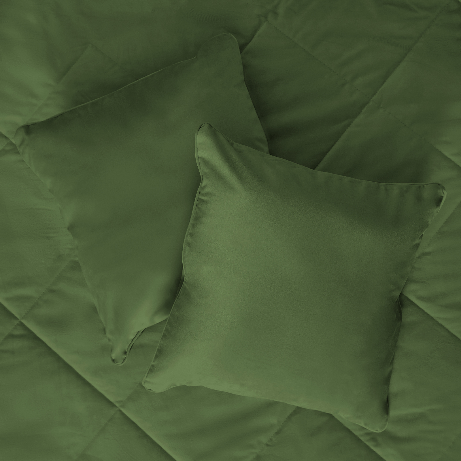 Подушка декоративная Vellut, зеленая