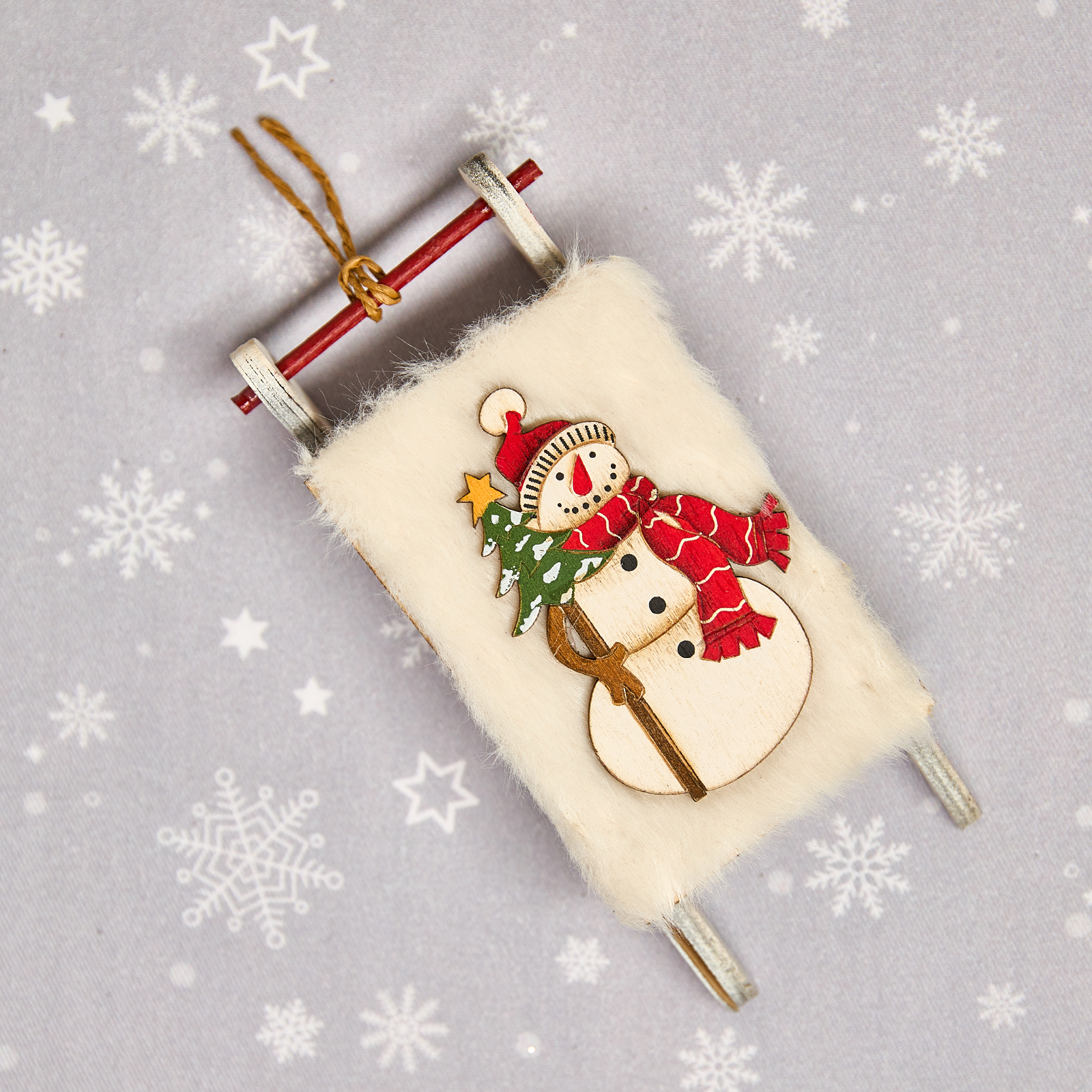 Подвесная декорация Santa's sleigh CozyHome, цвет мультиколор, размер Один размер - фото 2