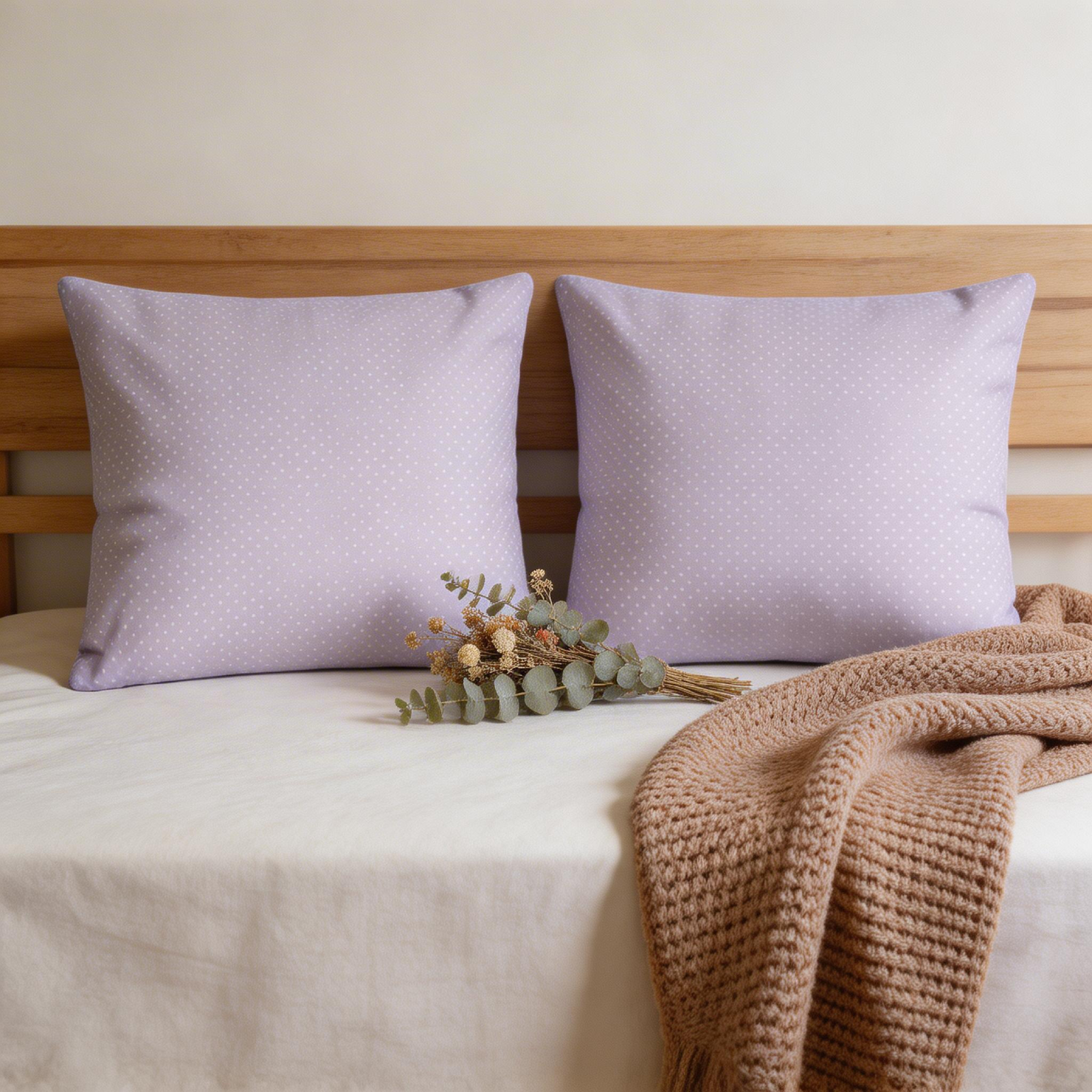 Комплект наволочек Лаванда (горошек)