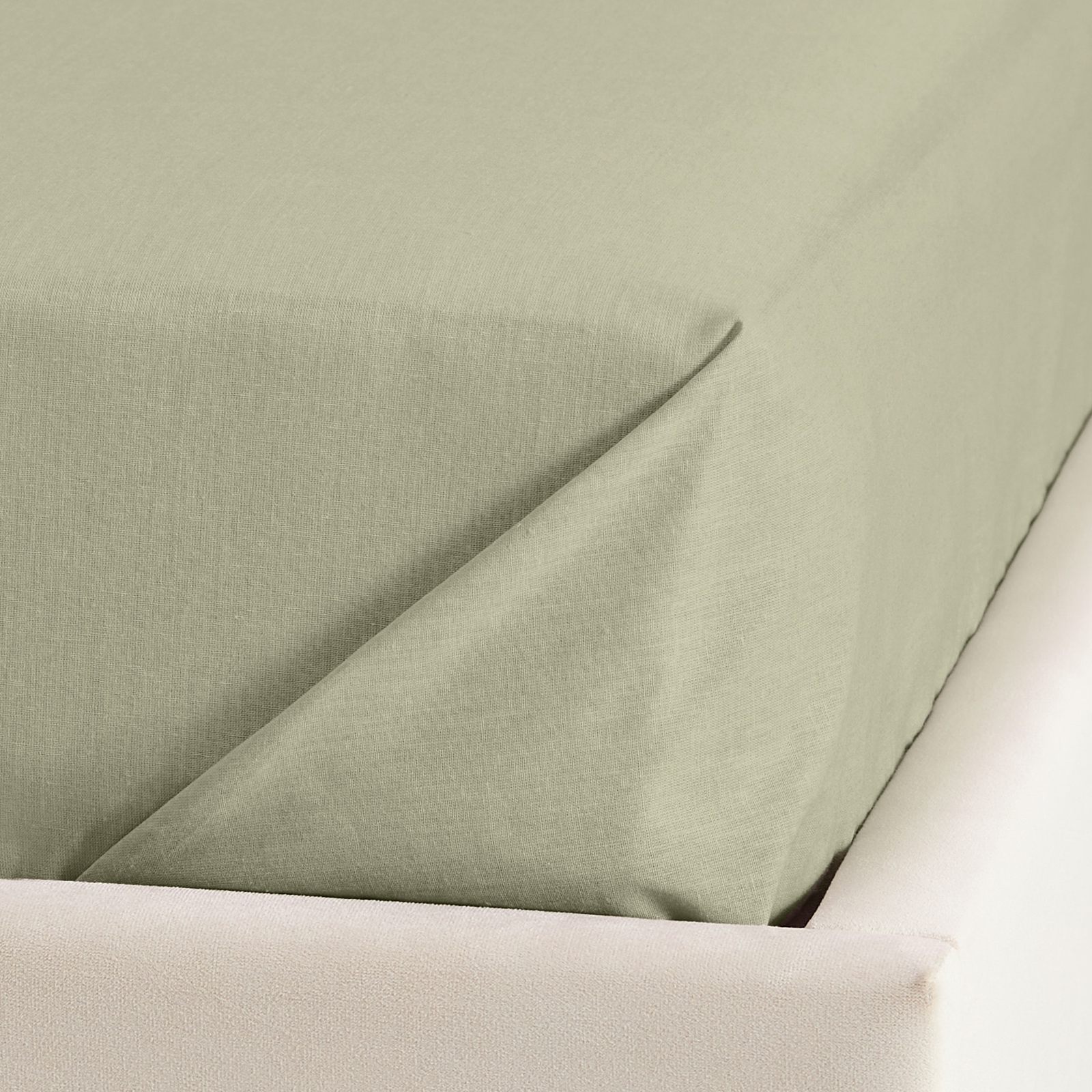 Простыня Светло-оливковый, перкаль