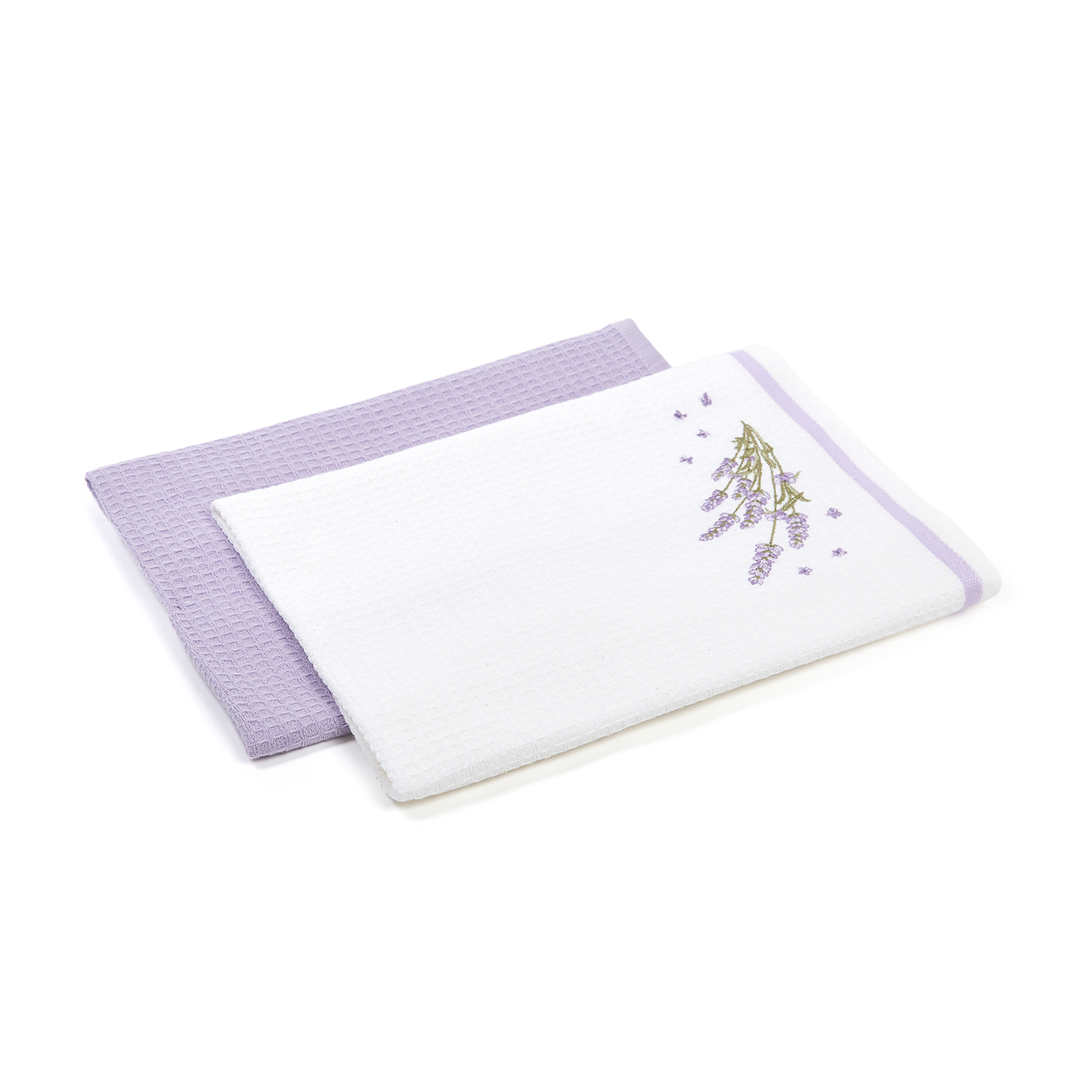 Комплект вафельных полотенец Lavender