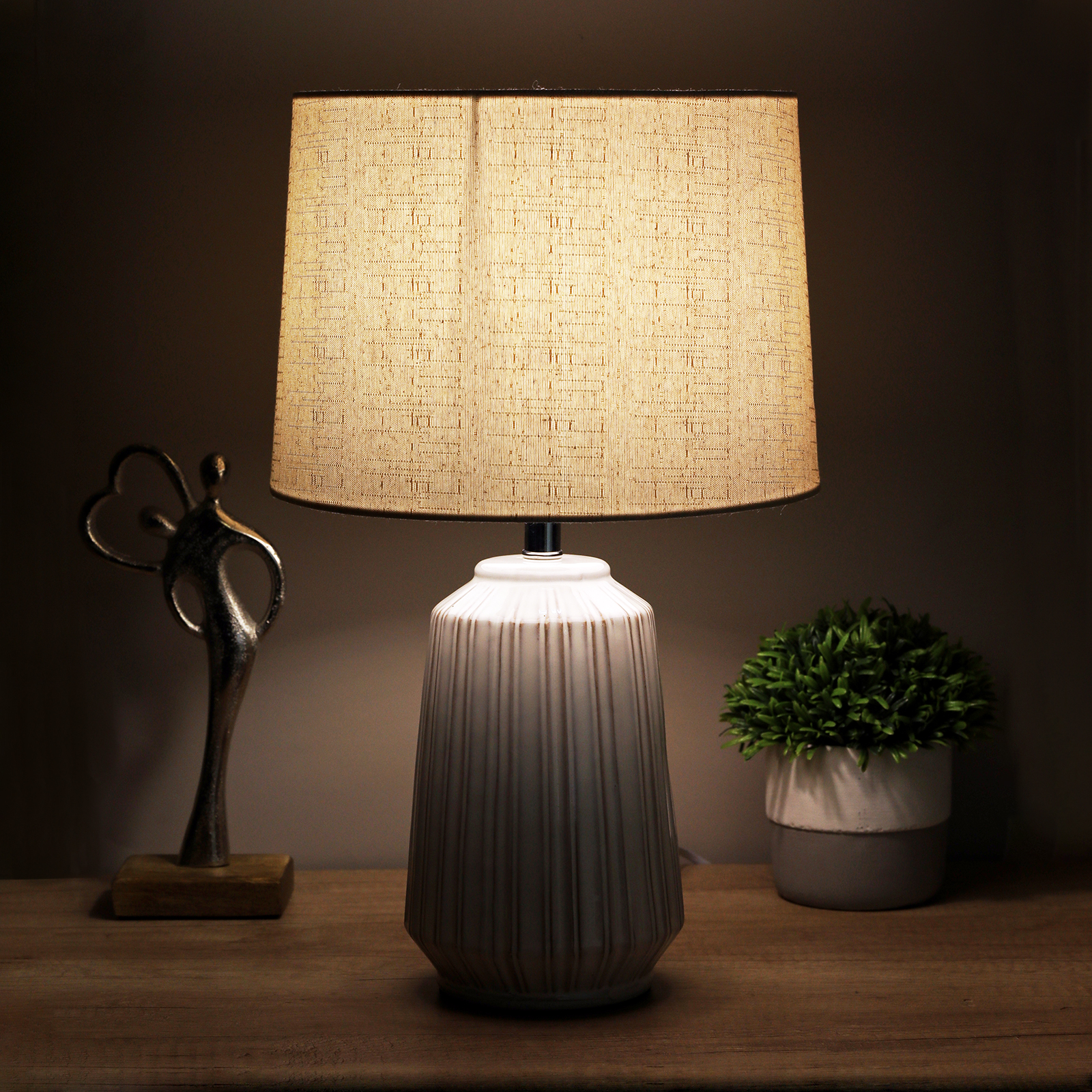 Лампа настольная Marotta CozyHome, цвет бежевый, размер Один размер - фото 2