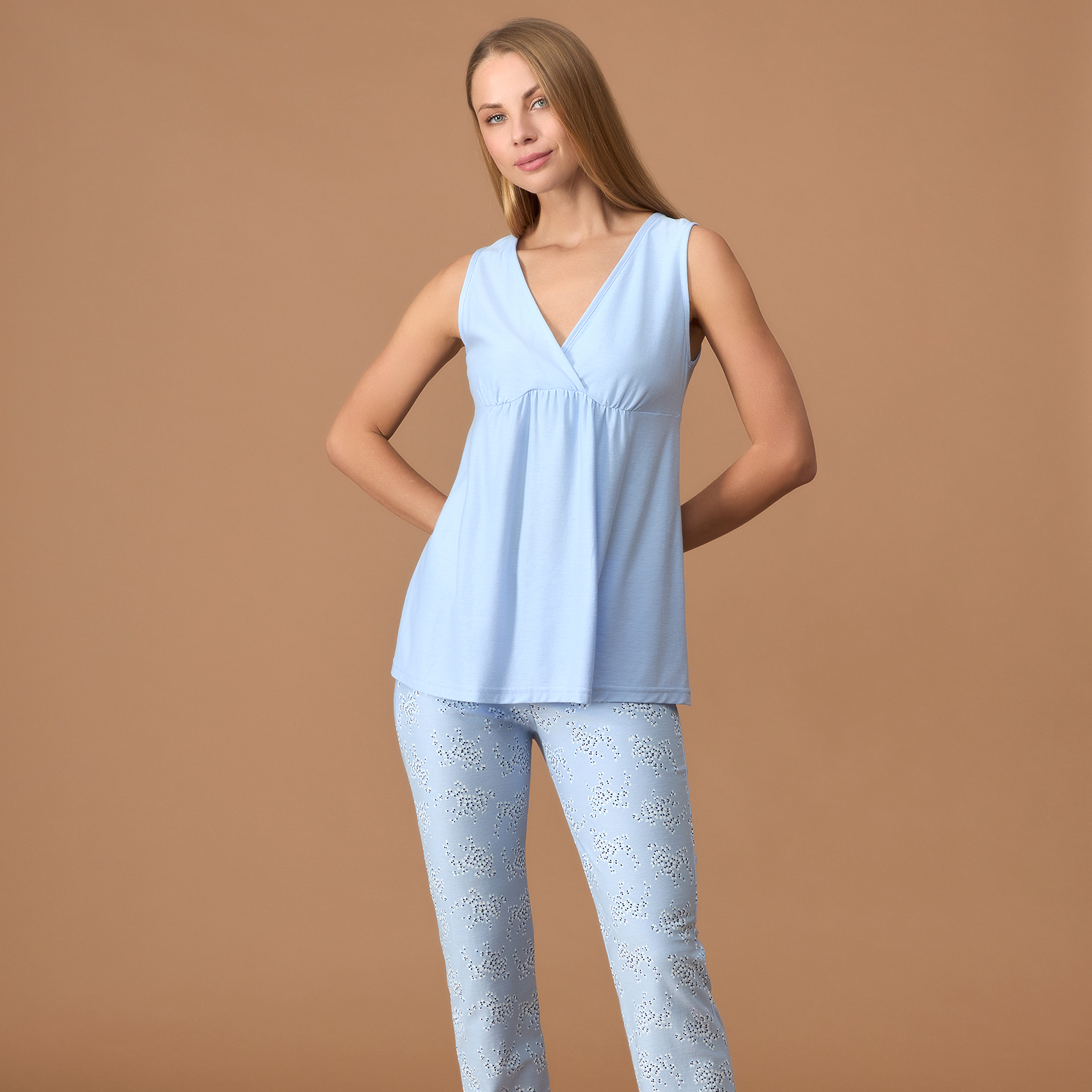 Пижама Ciano II CozyHome, цвет голубой, размер 50 - фото 2